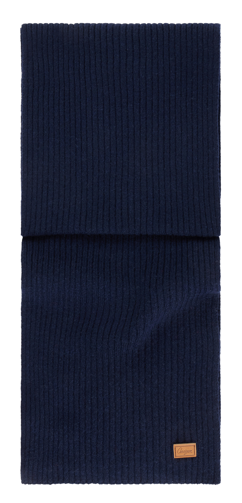 Echarpe unie en laine mélangée CHEVIGNON Bleu