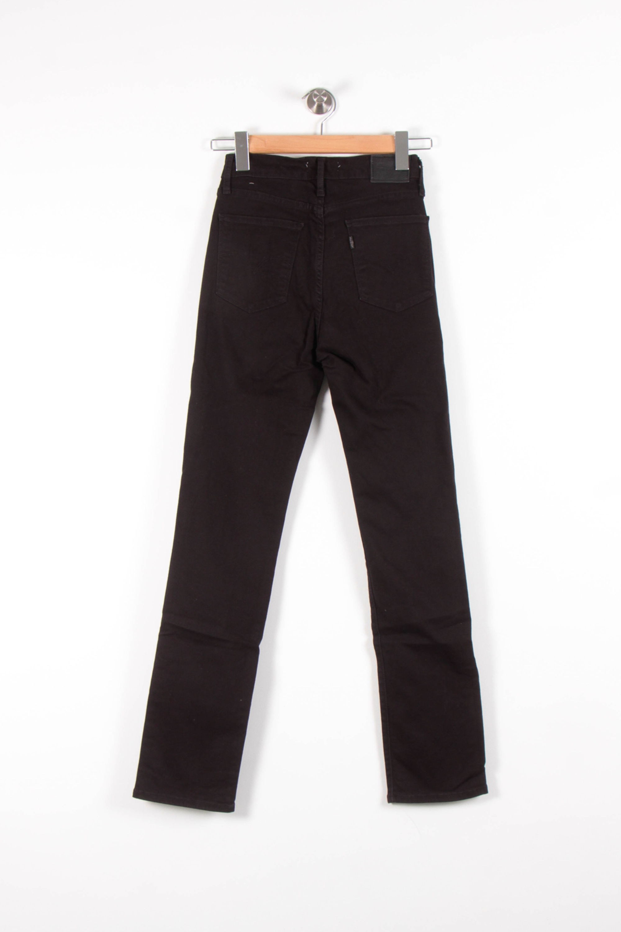 Cropped slim jeans with studs LEVI'S - Seconde main Black
