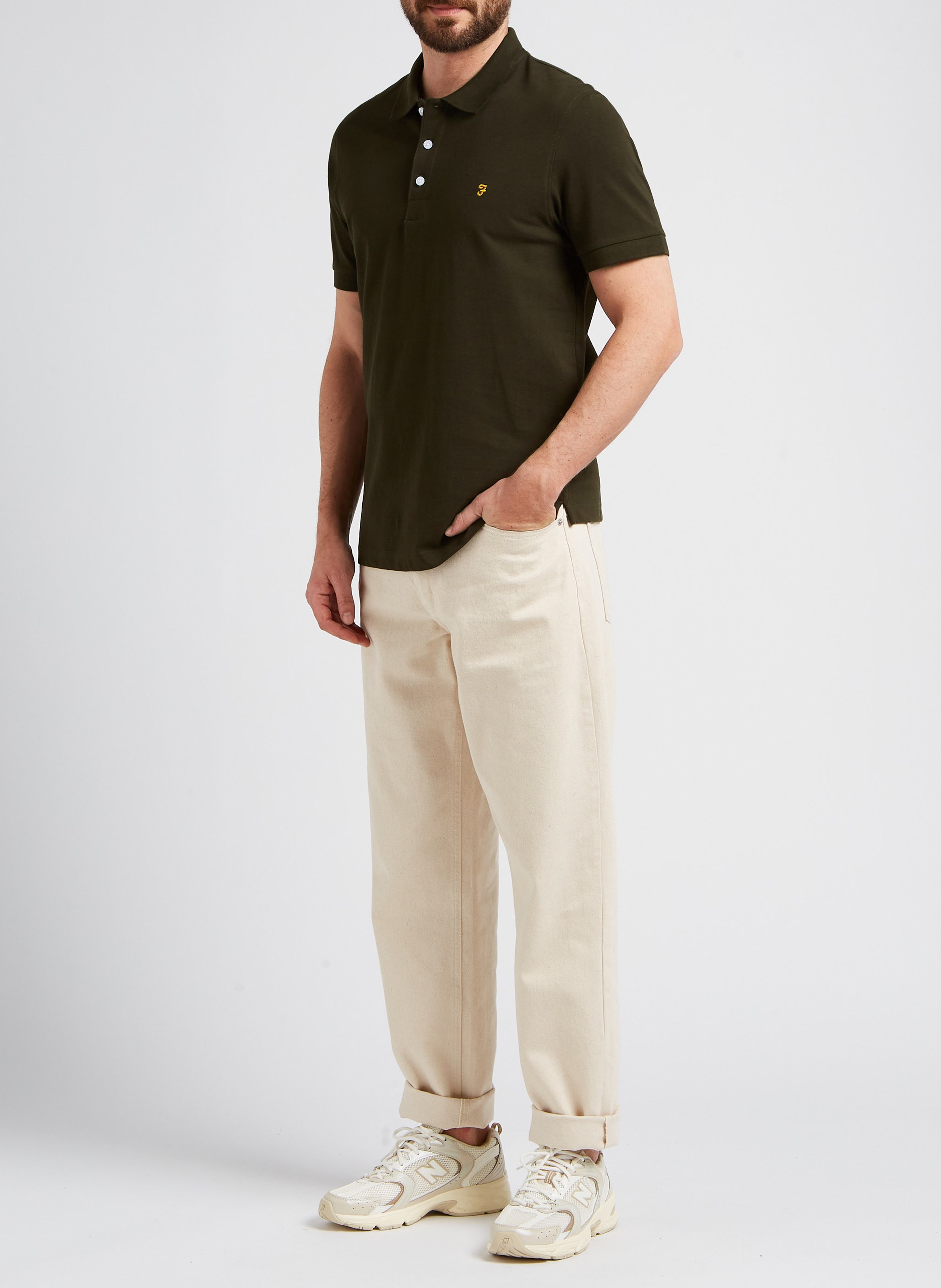 Lage sneakers van mesh NEW BALANCE Beige