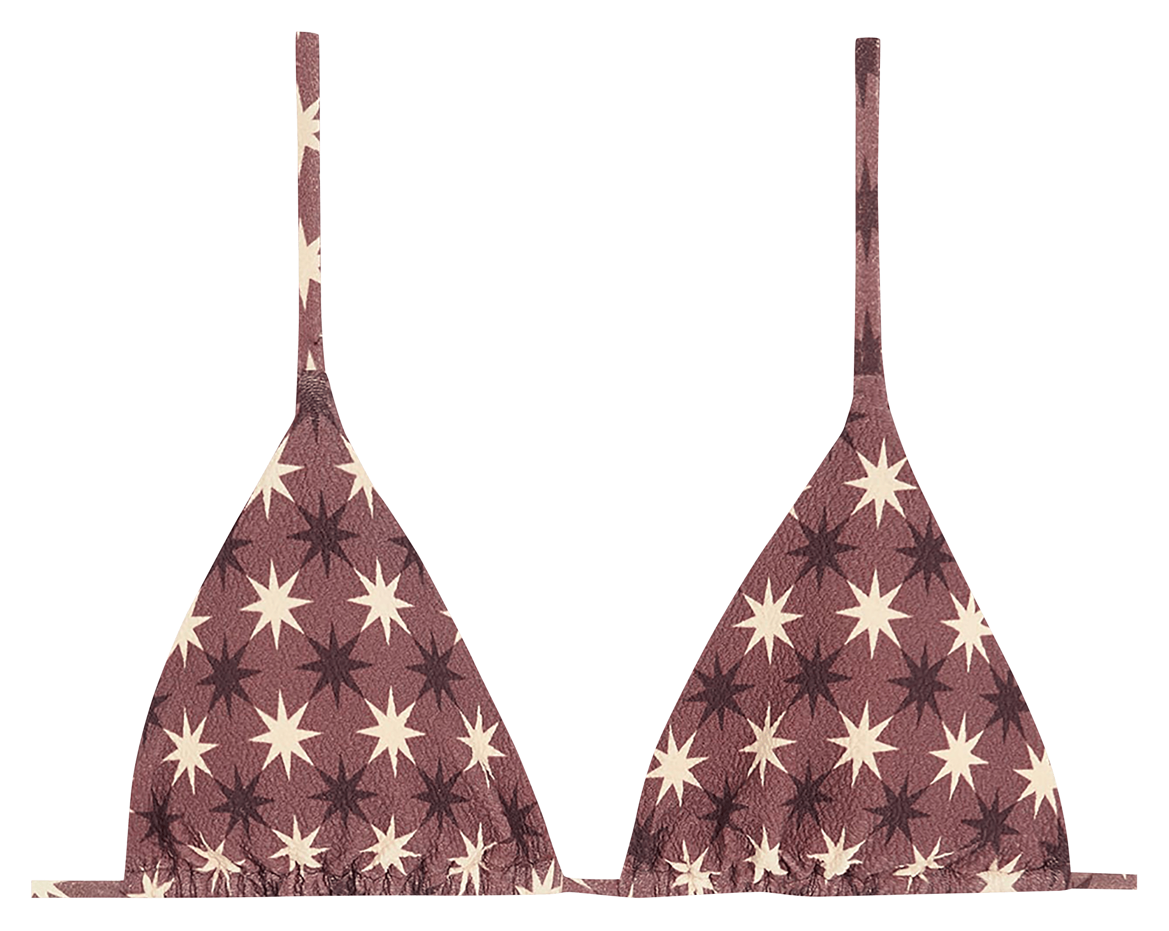 Haut de maillot triangle imprimé ROBIN COLLECTION Multicolore