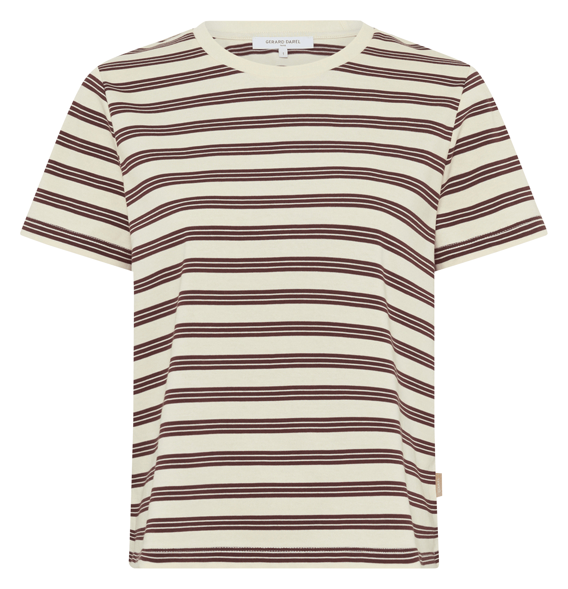 Baumwoll-Pullover mit Rundhalsausschnitt GERARD DAREL Braun