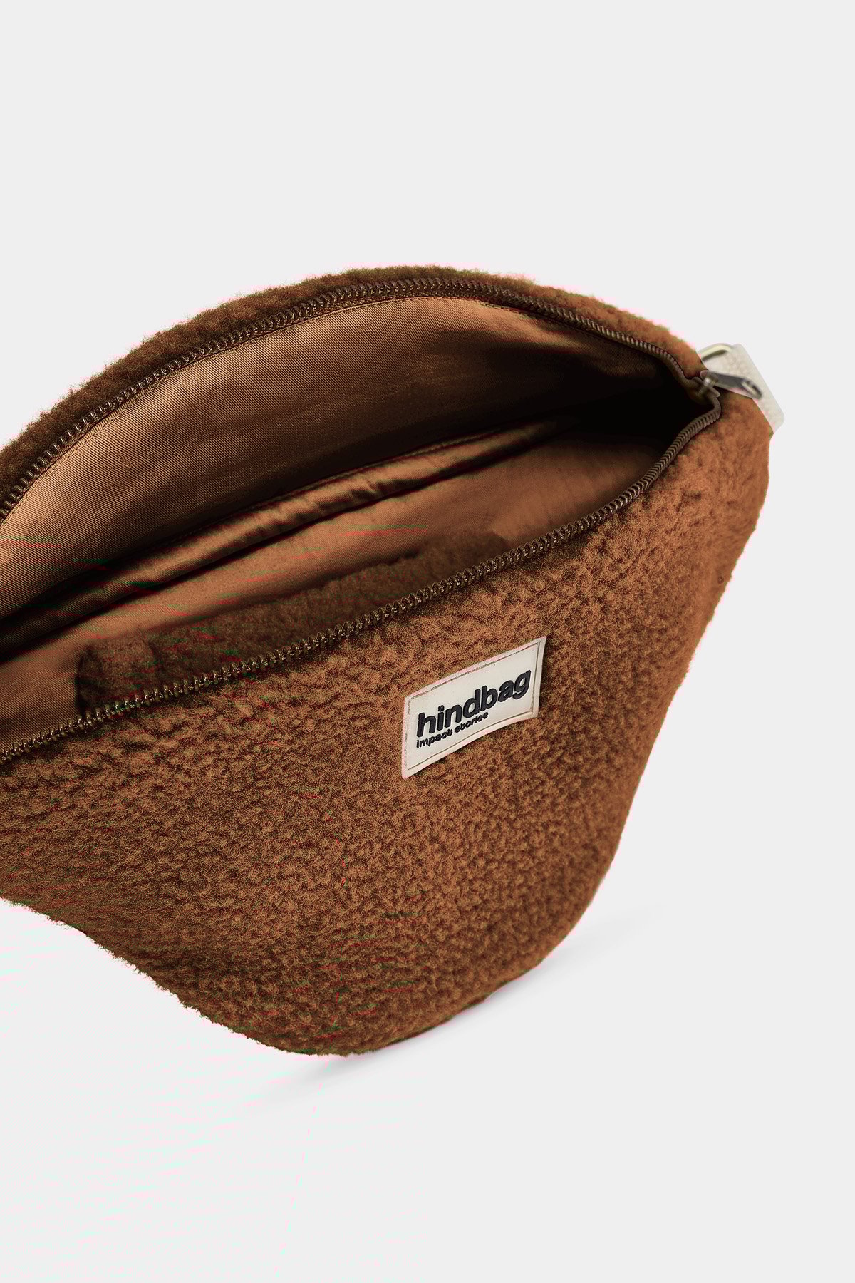 Cotton waist bag HINDBAG Brown