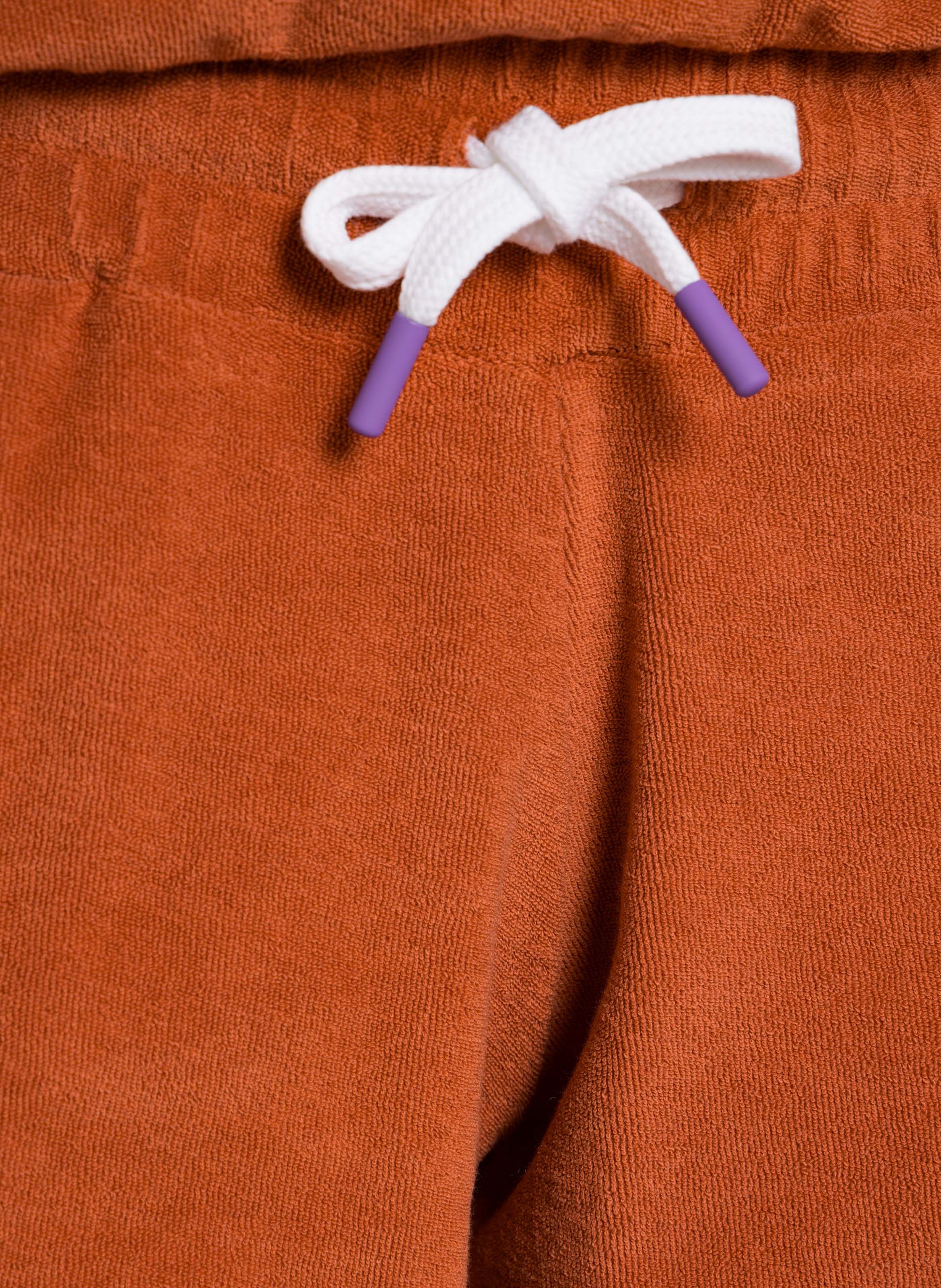 Gerade geschnittene Baumwollshorts LA NOUVELLE Braun