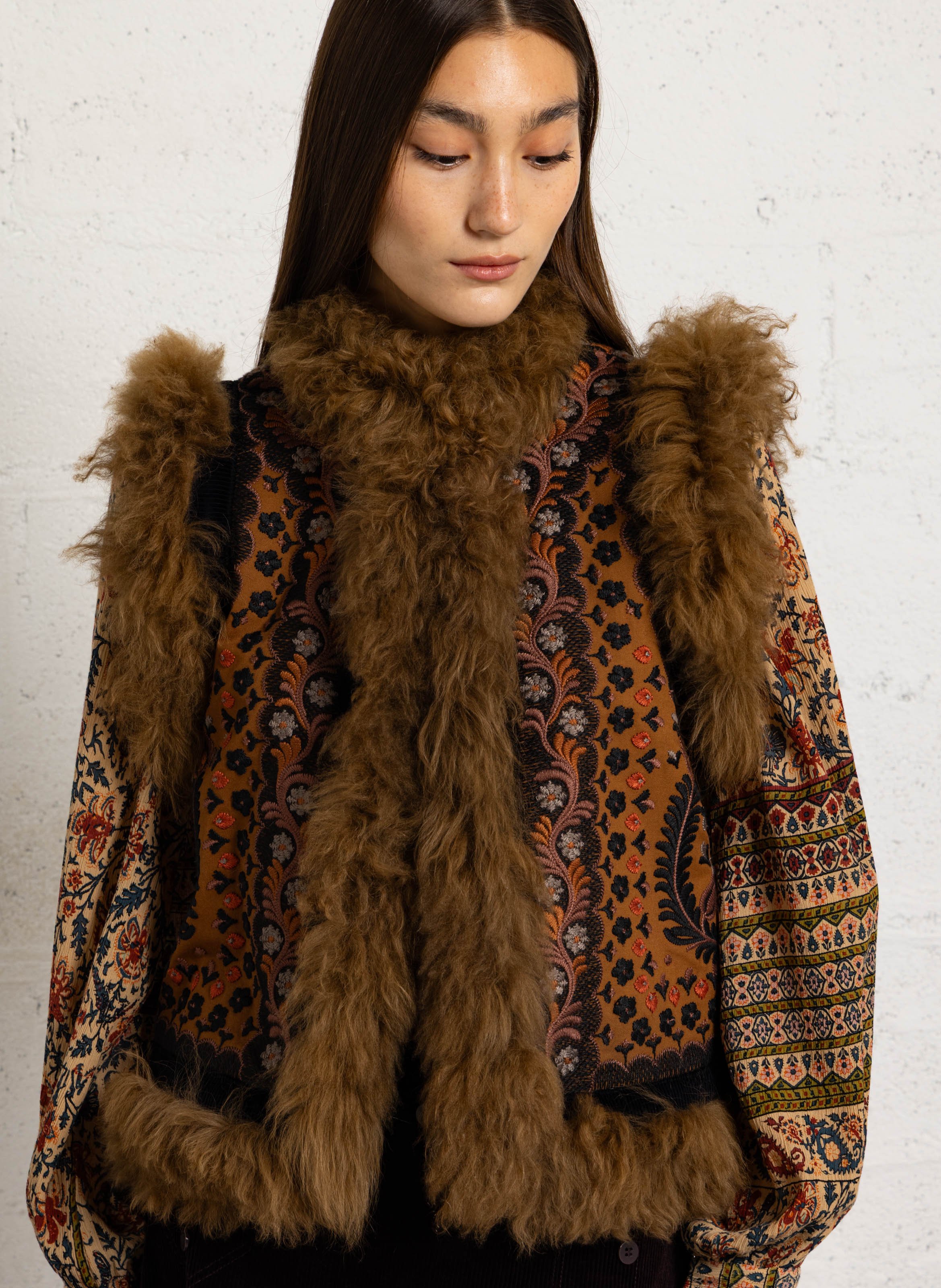 Bestickte Baumwolljacke ANTIK BATIK