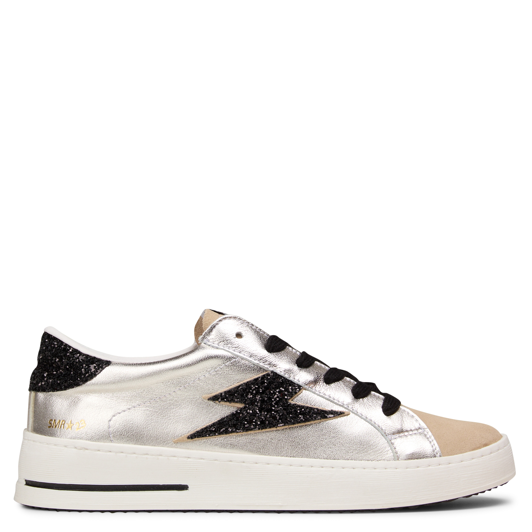 Baskets basses en cuir mélangé SEMERDJIAN - SMR Beige
