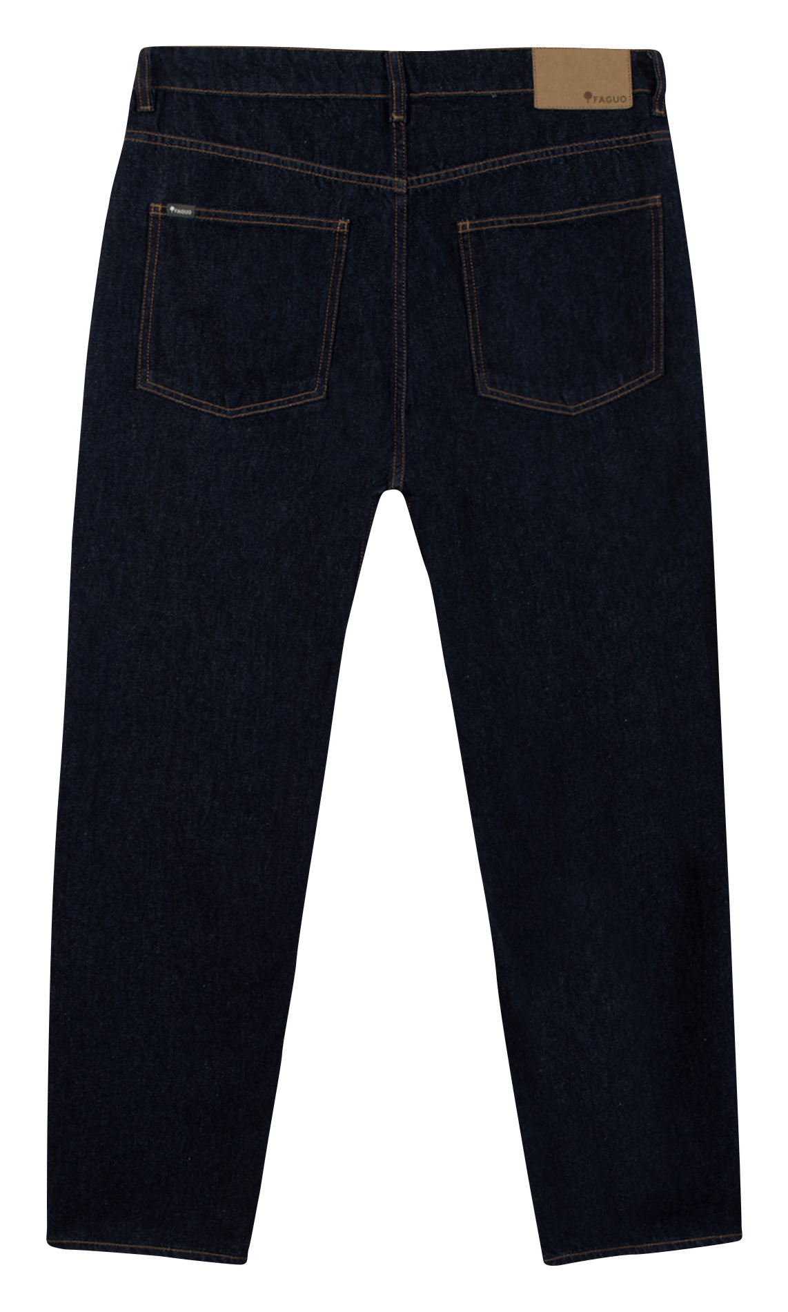 Rechte, katoenen jeans FAGUO Jeans onbewerkt