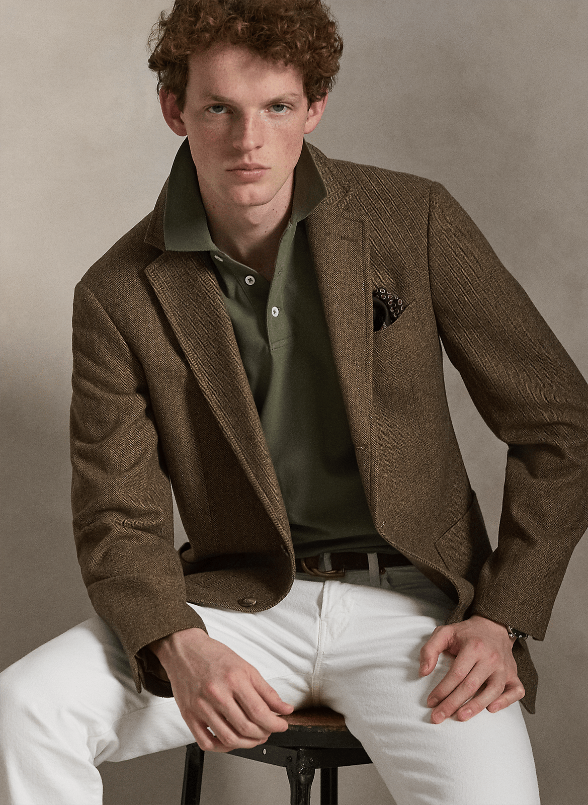 Short-sleeved plain polo with logo embroidery POLO RALPH LAUREN Green
