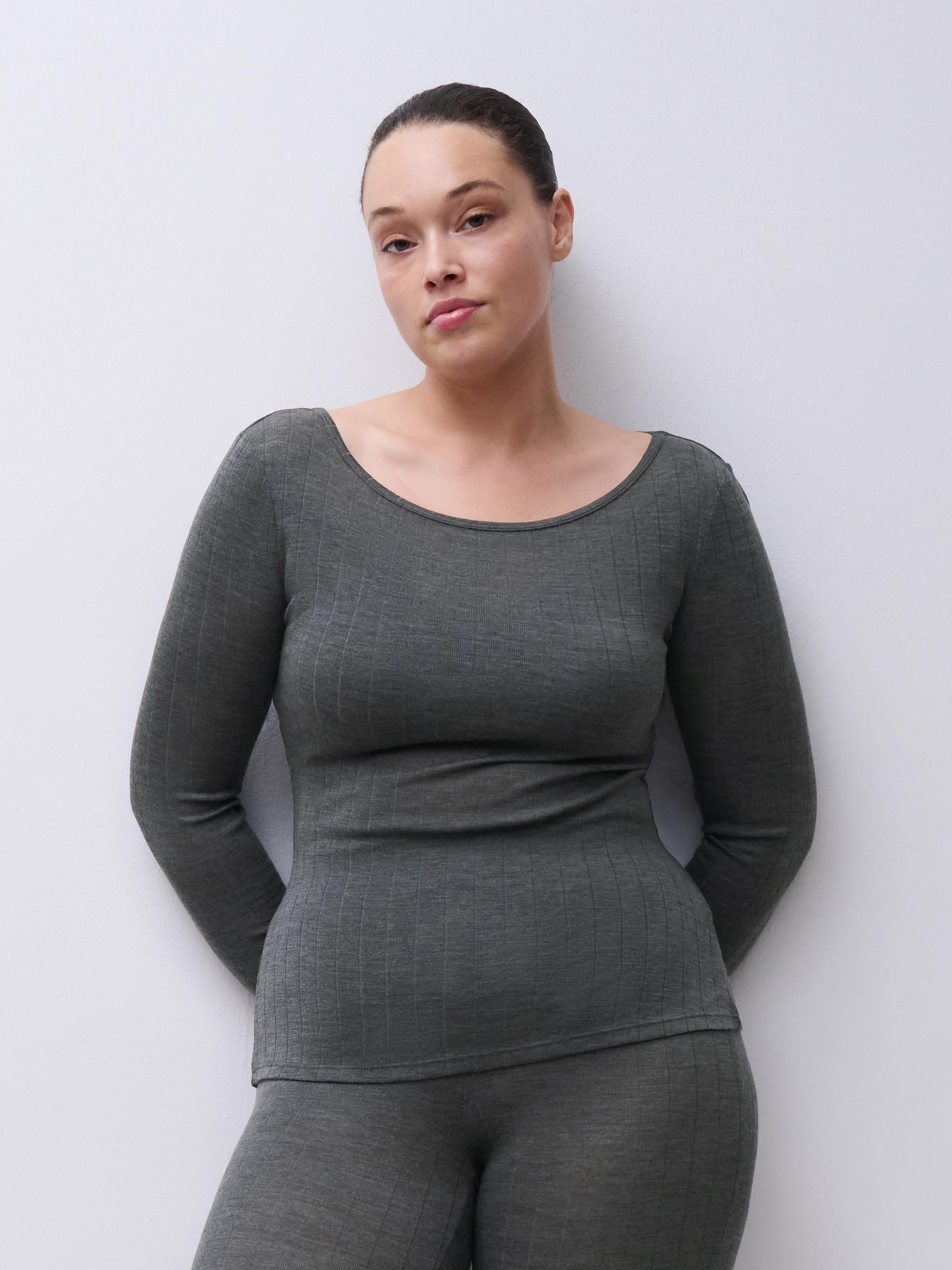 Long-sleeve T-shirt CHANTELLE Grey