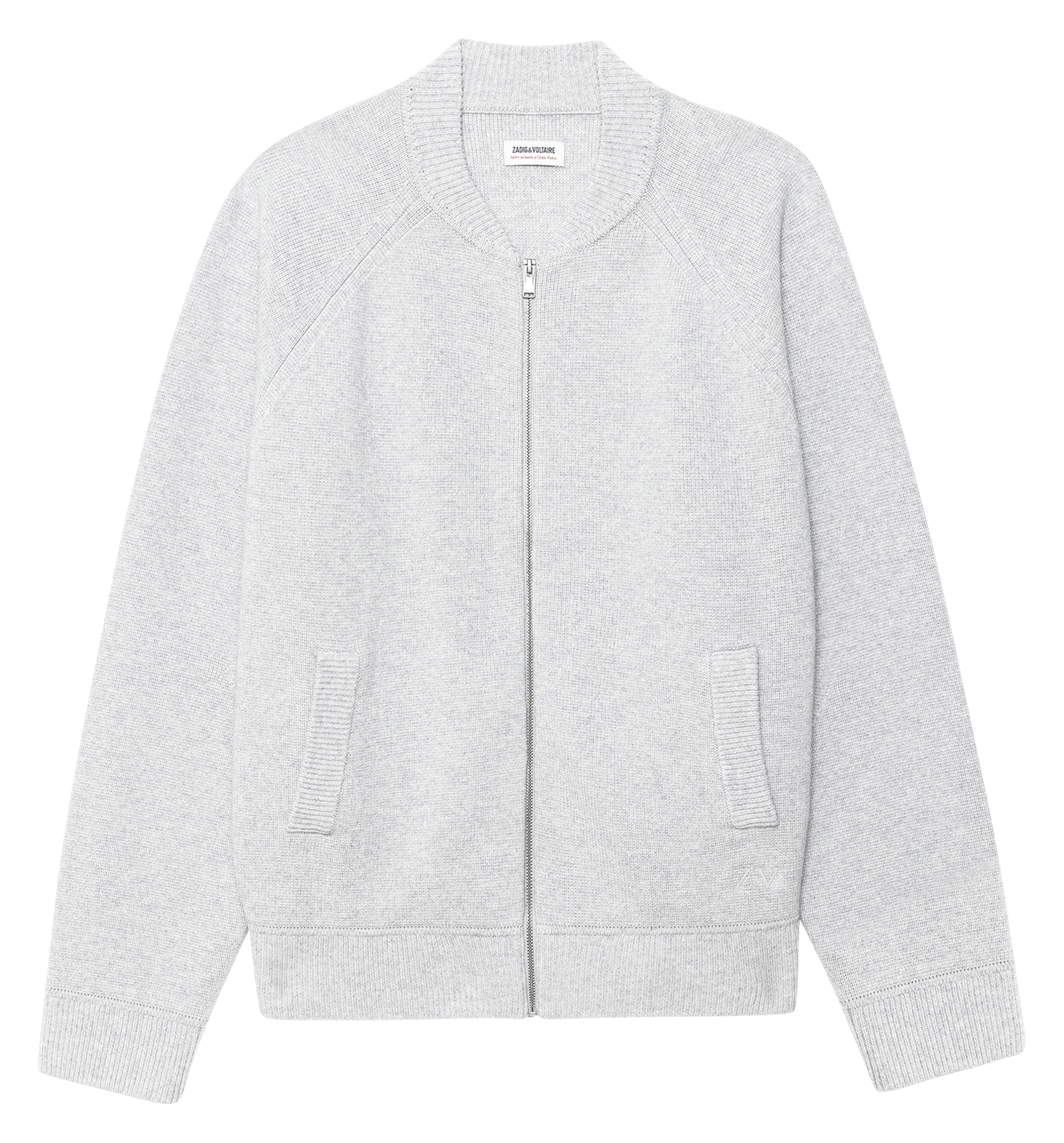 Vest met ronde hals | wolblend ZADIG&VOLTAIRE Grijs