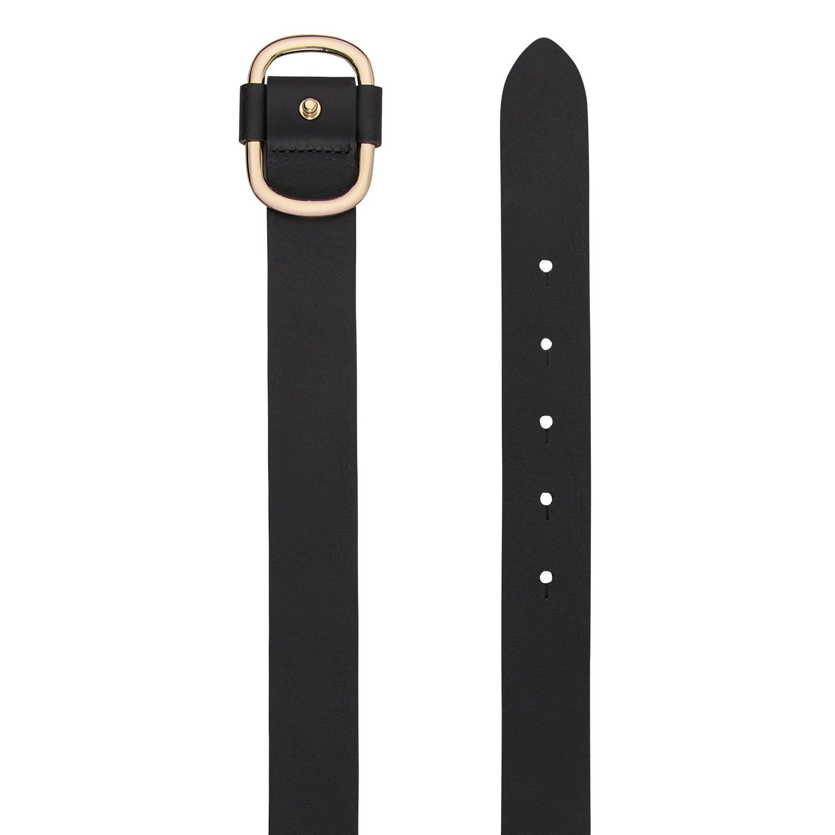 Ceinture fine en cuir BA&SH Noir