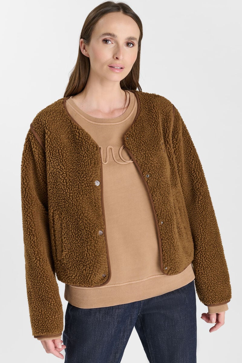 Poem jacket LE TEMPS DES CERISES Brown