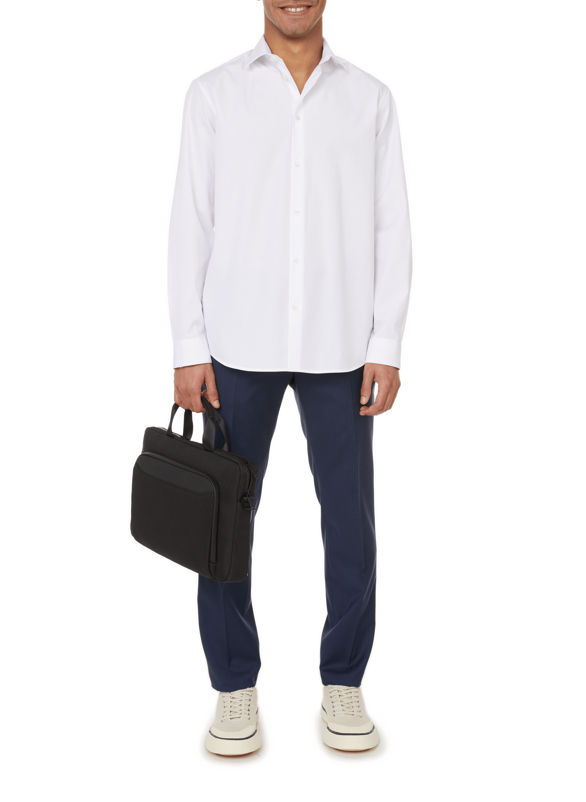 Krave-D cotton shirt AU PRINTEMPS PARIS White