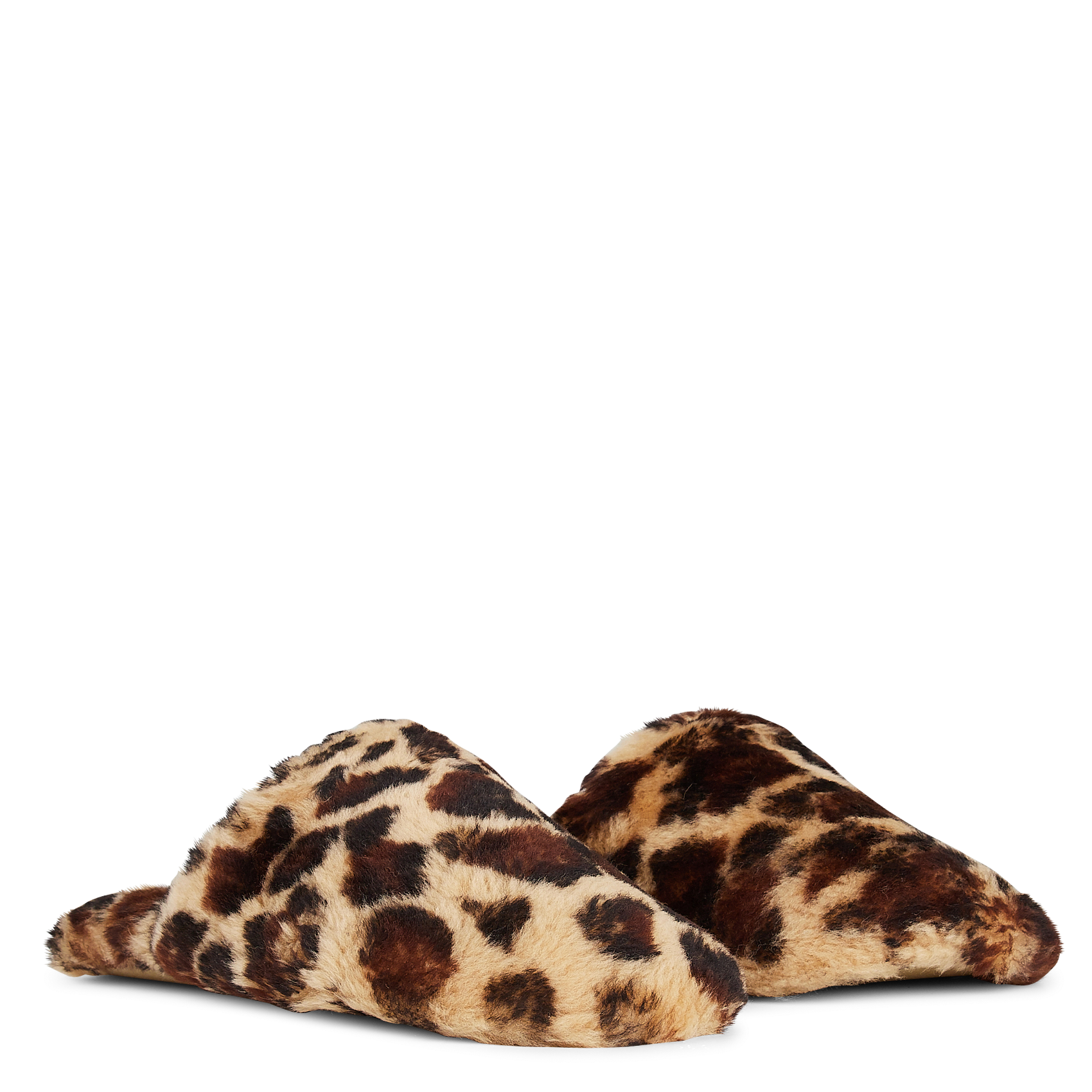 Printed wool slippers TOASTIES Brown