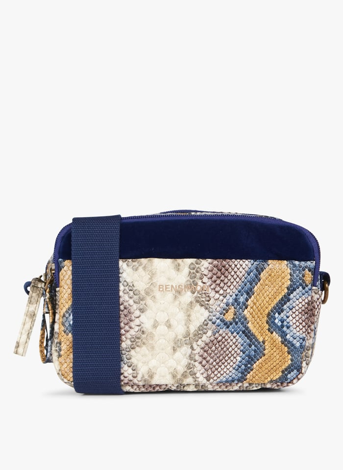 Sac bandouli re imprim python Bleu