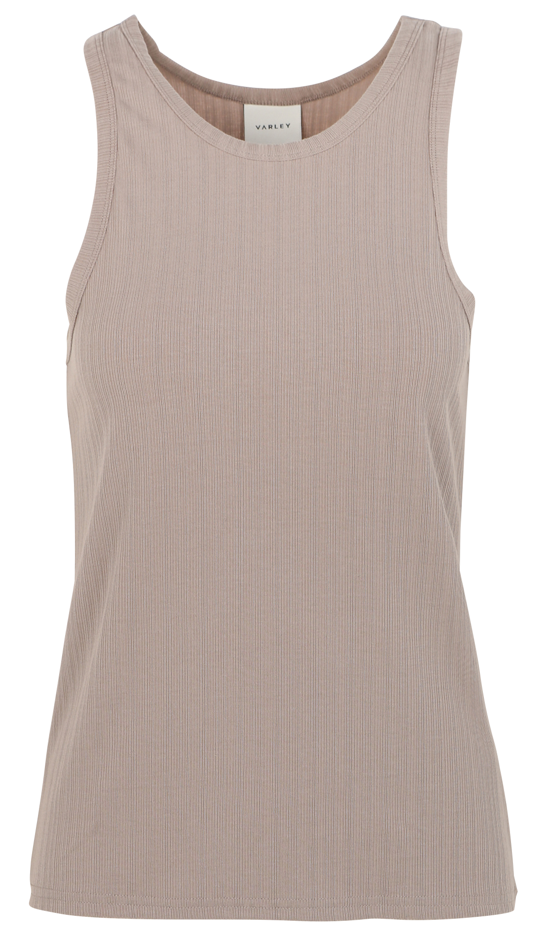 Débardeur droit à col rond VARLEY Marron