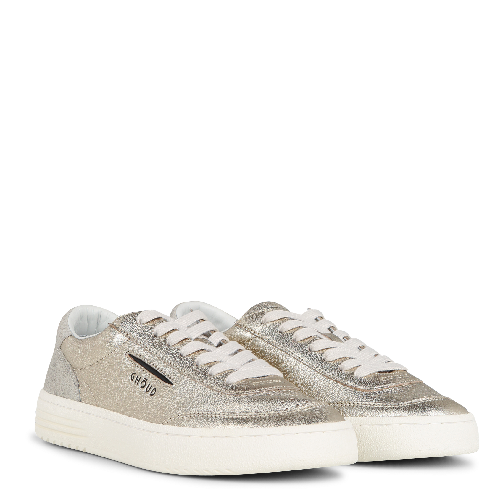 Leather low-top sneakers GHOUD VENICE Golden