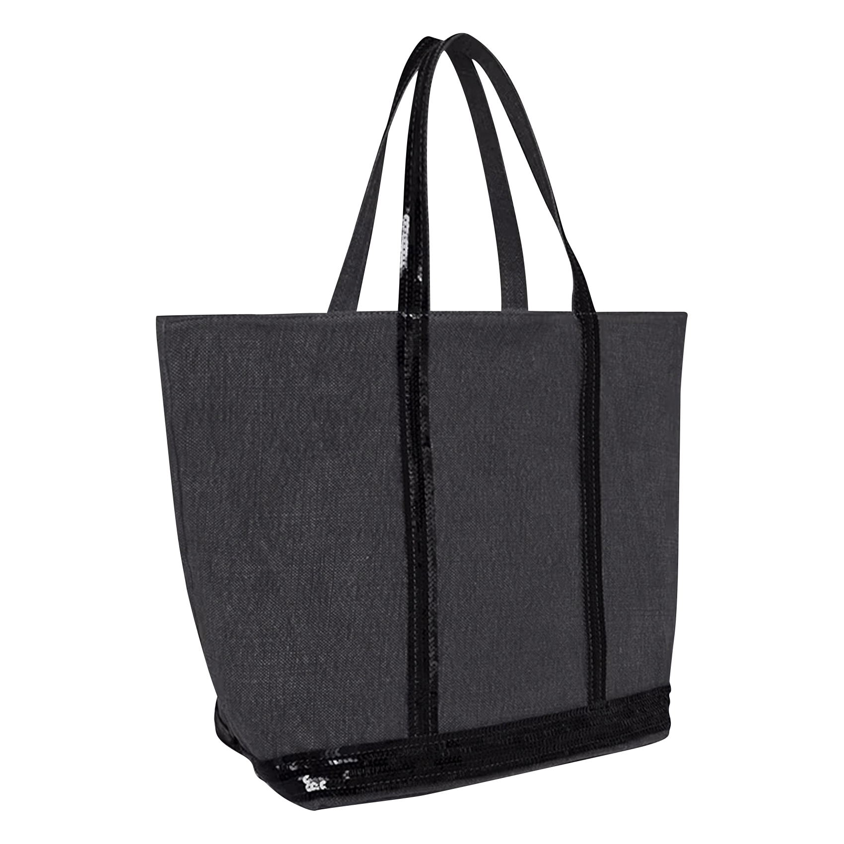 Shopper aus Leinen VANESSA BRUNO Schwarz