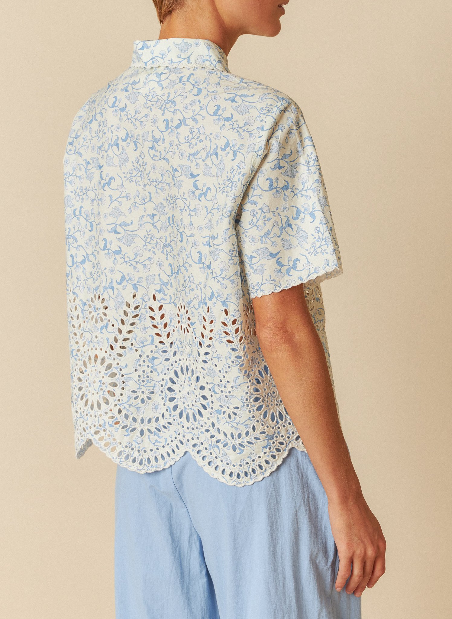 Cibelle printed shirt INDI & COLD Blue