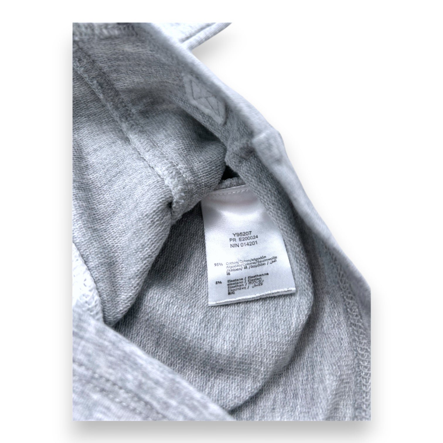 Grey Baby T-shirt - 6 months CARREMENT BEAU - Seconde Main Grey