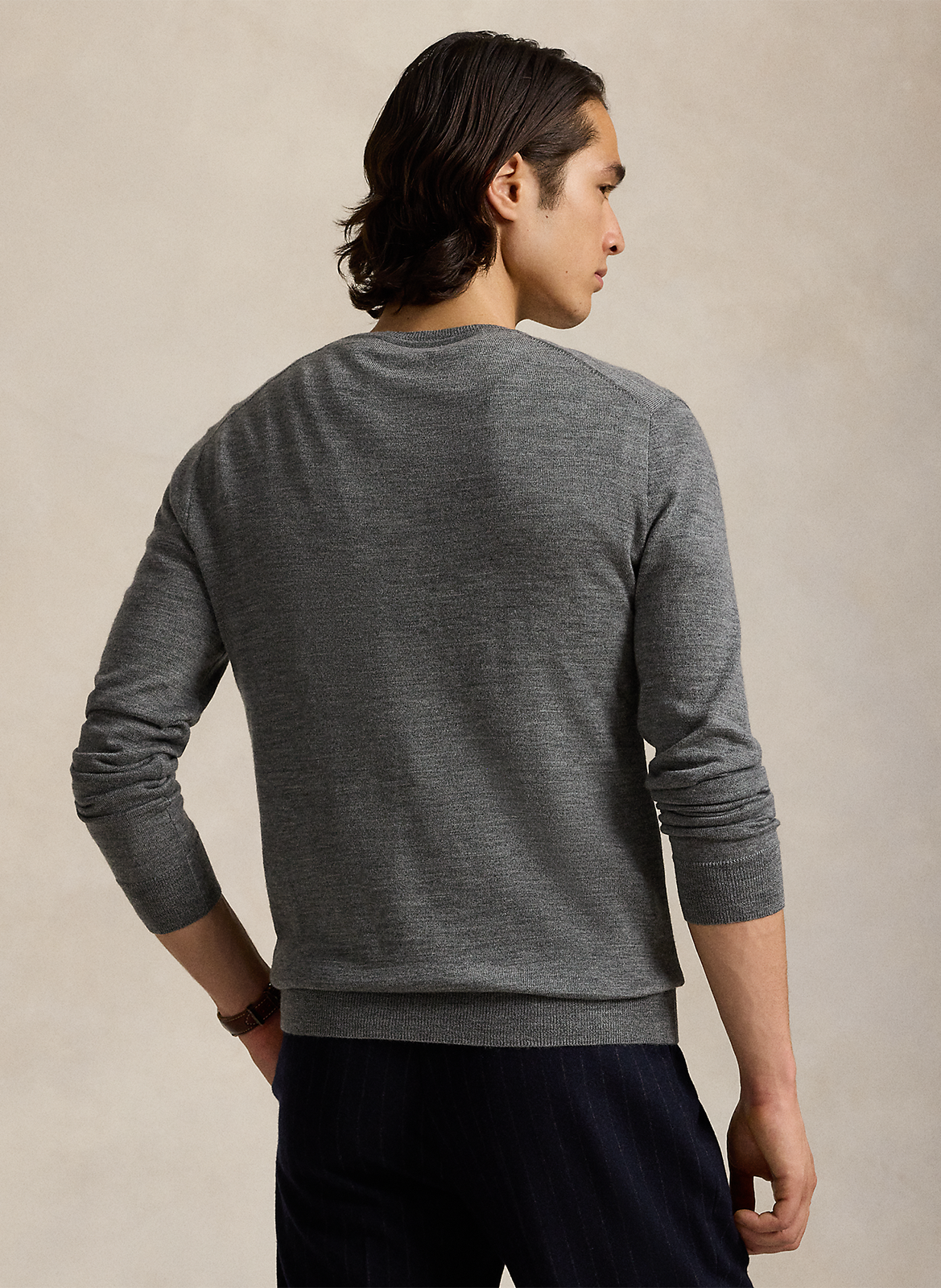 Mouwloze, wollen trui POLO RALPH LAUREN Grijs