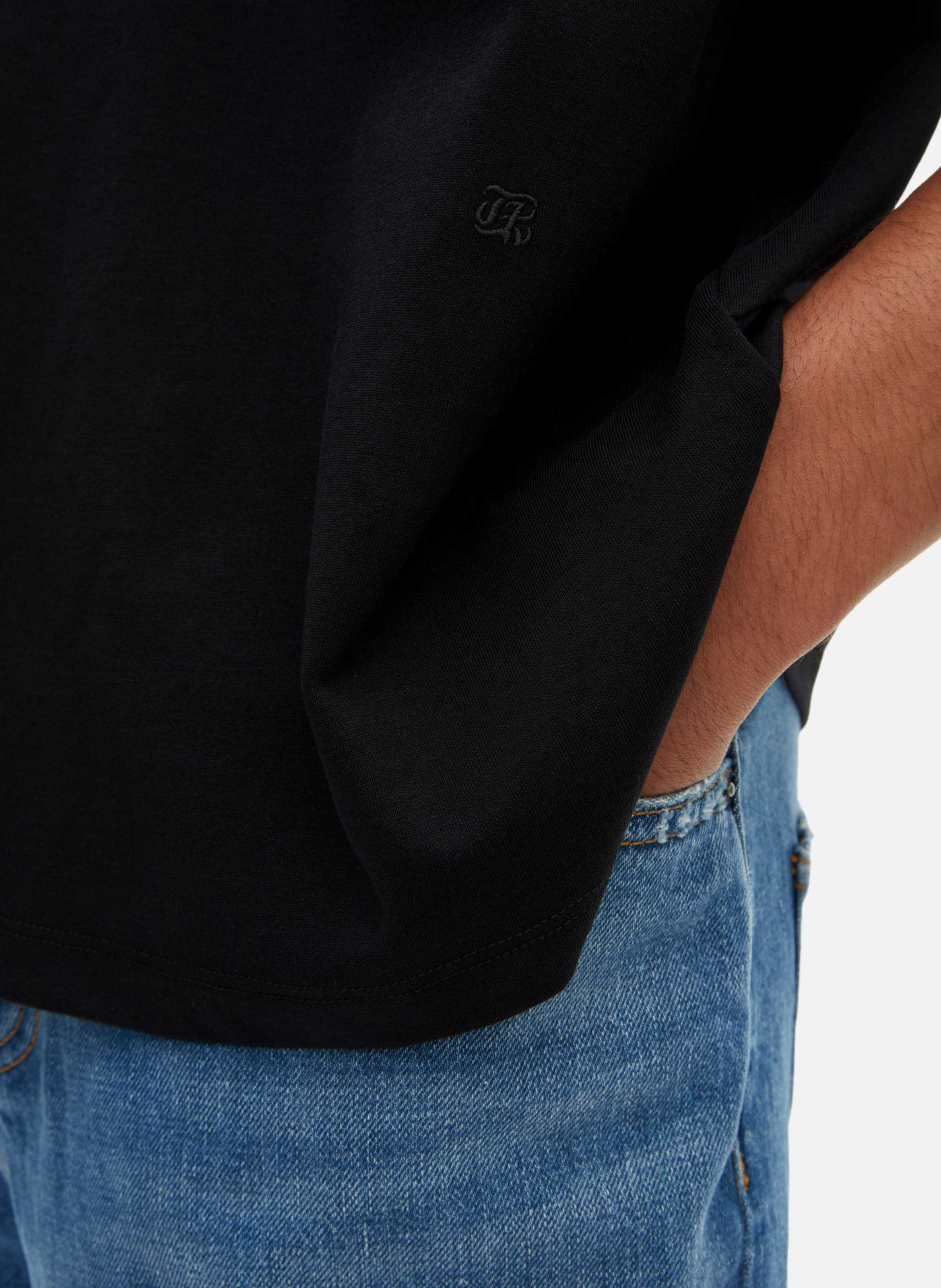 T-shirt large uni THE KOOPLES Noir