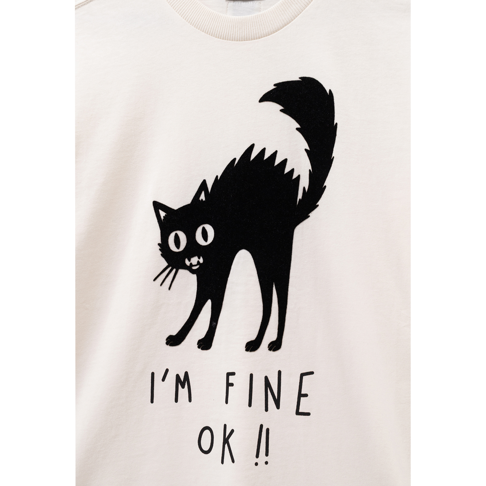 Tee-shirt col rond en coton IKKS JUNIOR Blanc