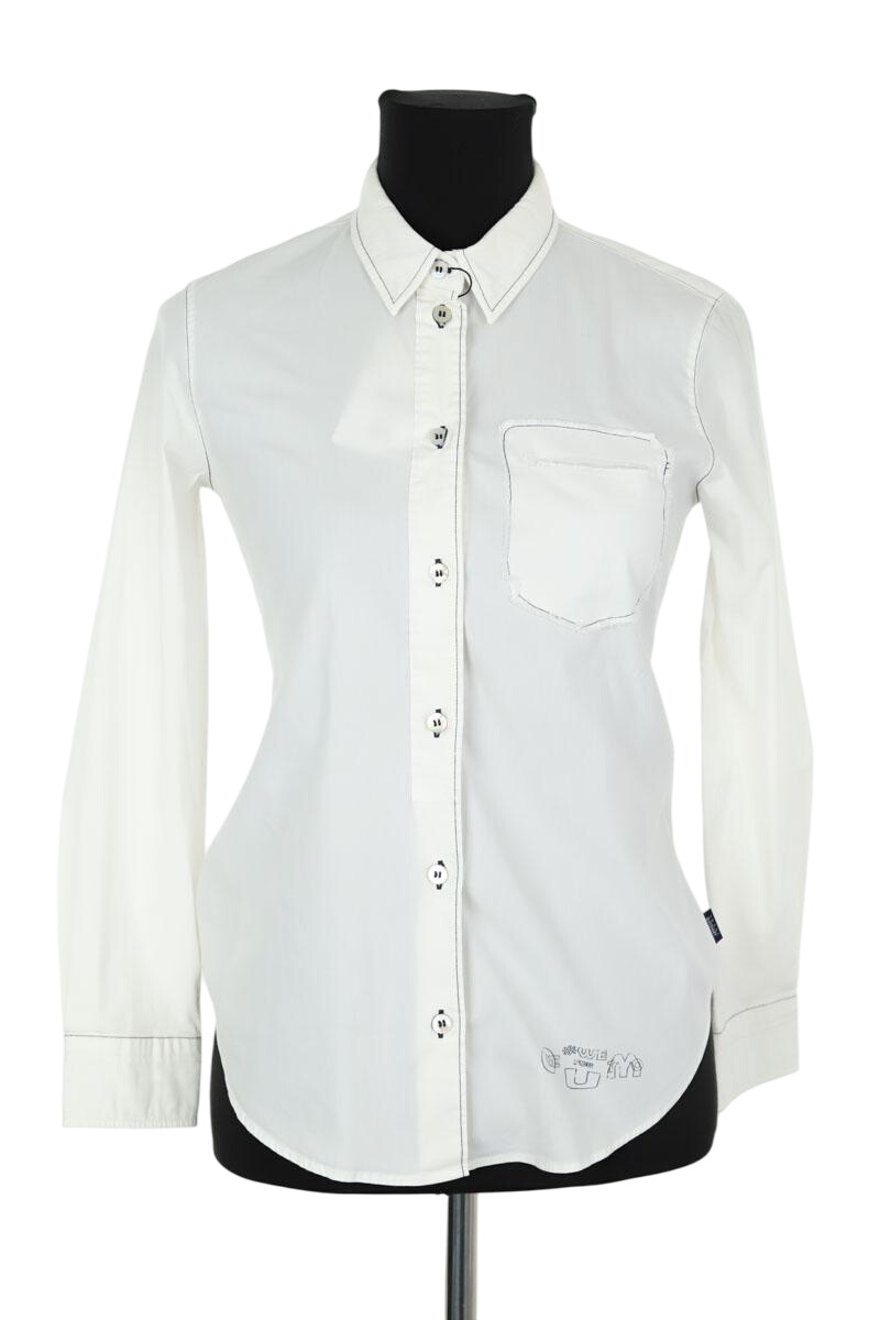 Chemise en cuir ARMANI - SECONDE MAIN Blanc