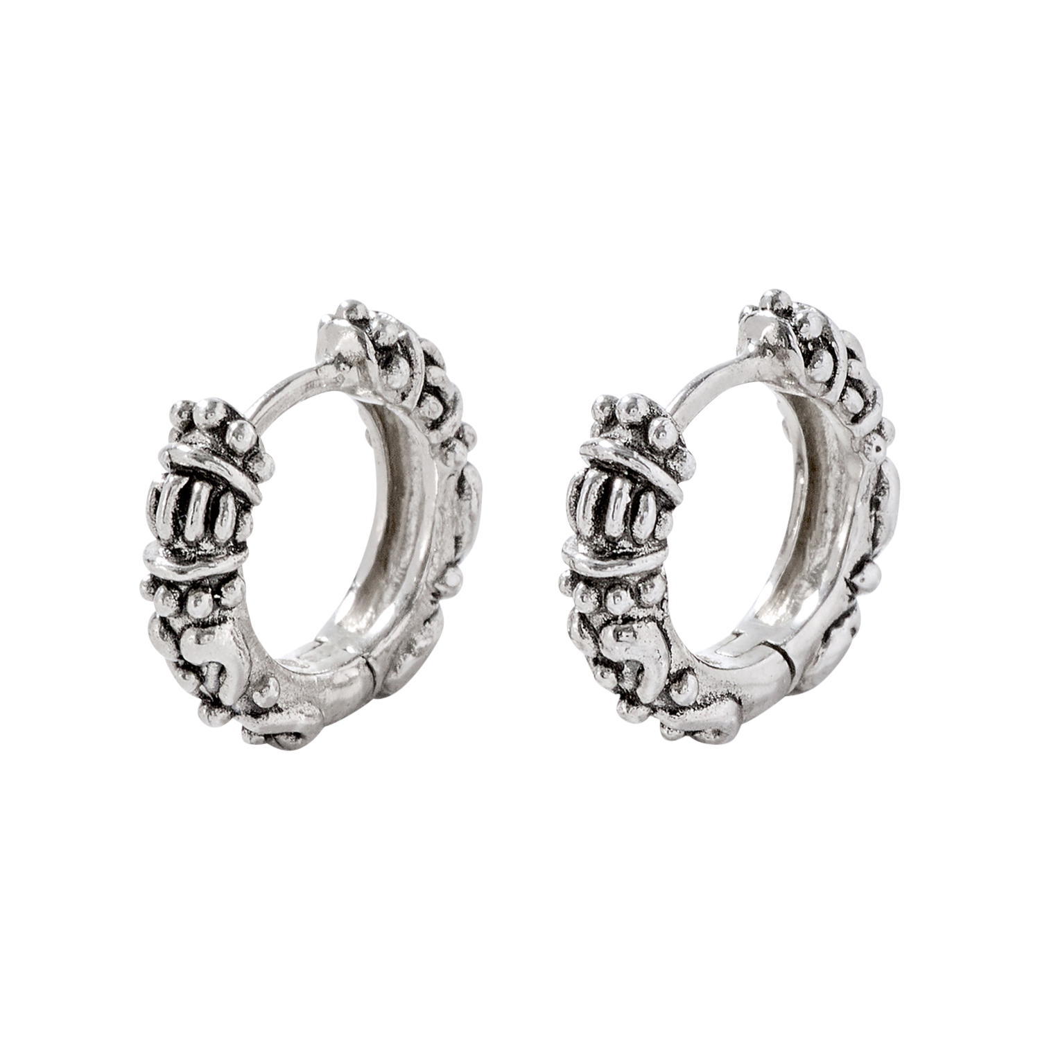 Boucles d'oreilles créoles BA&SH Argent