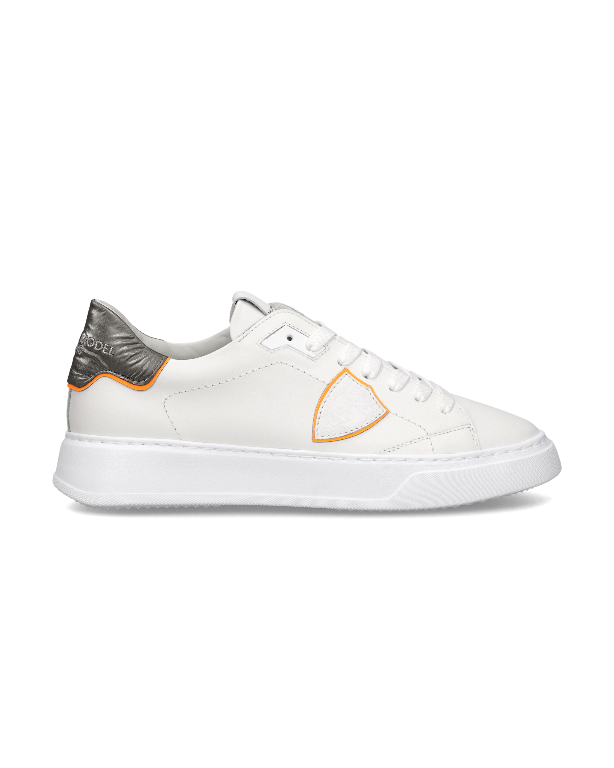 Tennis Temple Sneakers. PHILIPPE MODEL Grey