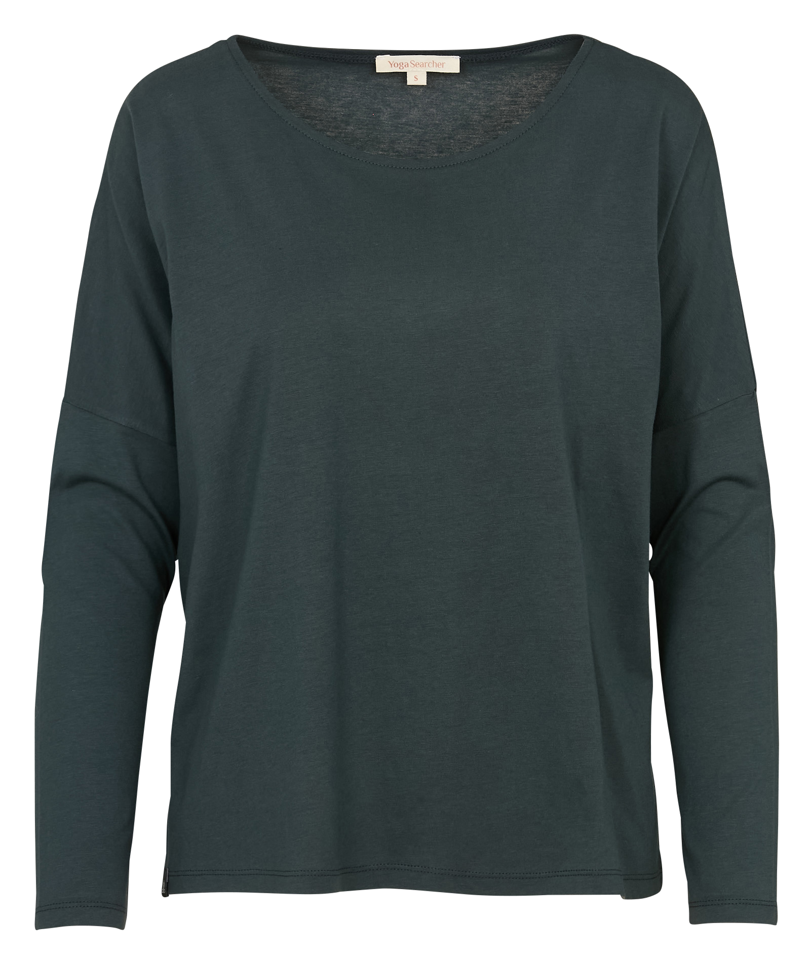 Tee-shirt ample manches longues uni YOGA SEARCHER Vert
