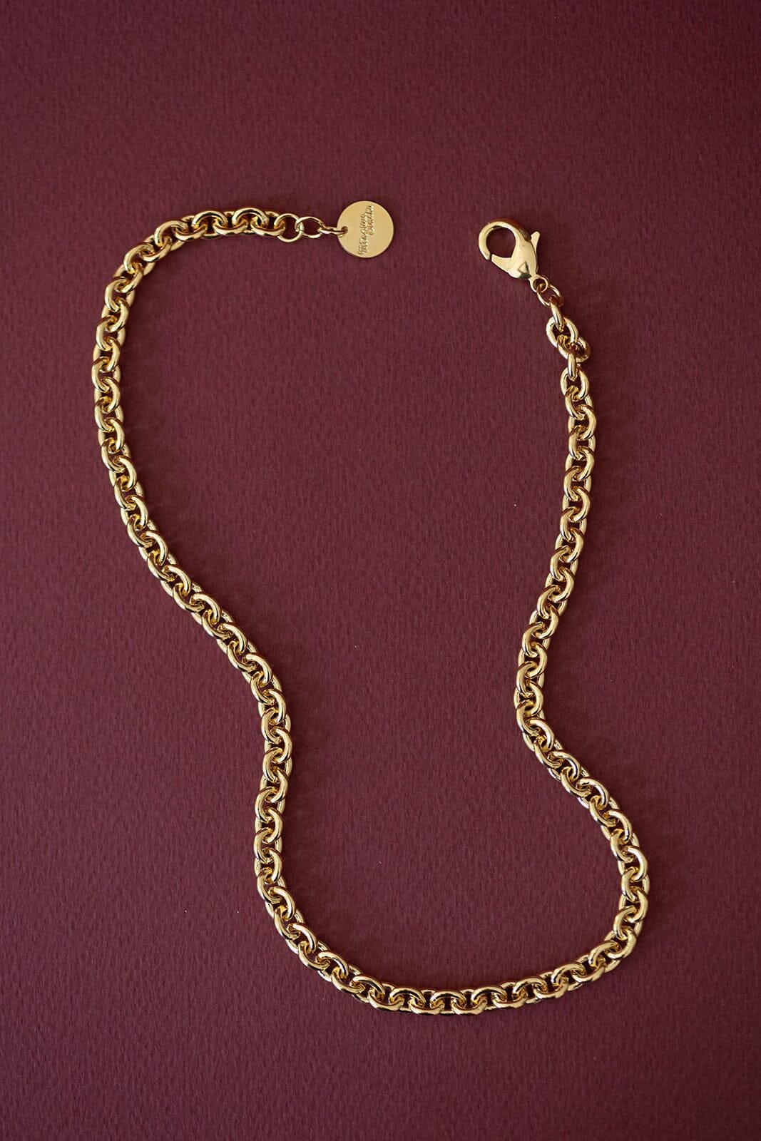 Maxi gold-plated necklace MONSIEUR SIMONE Golden