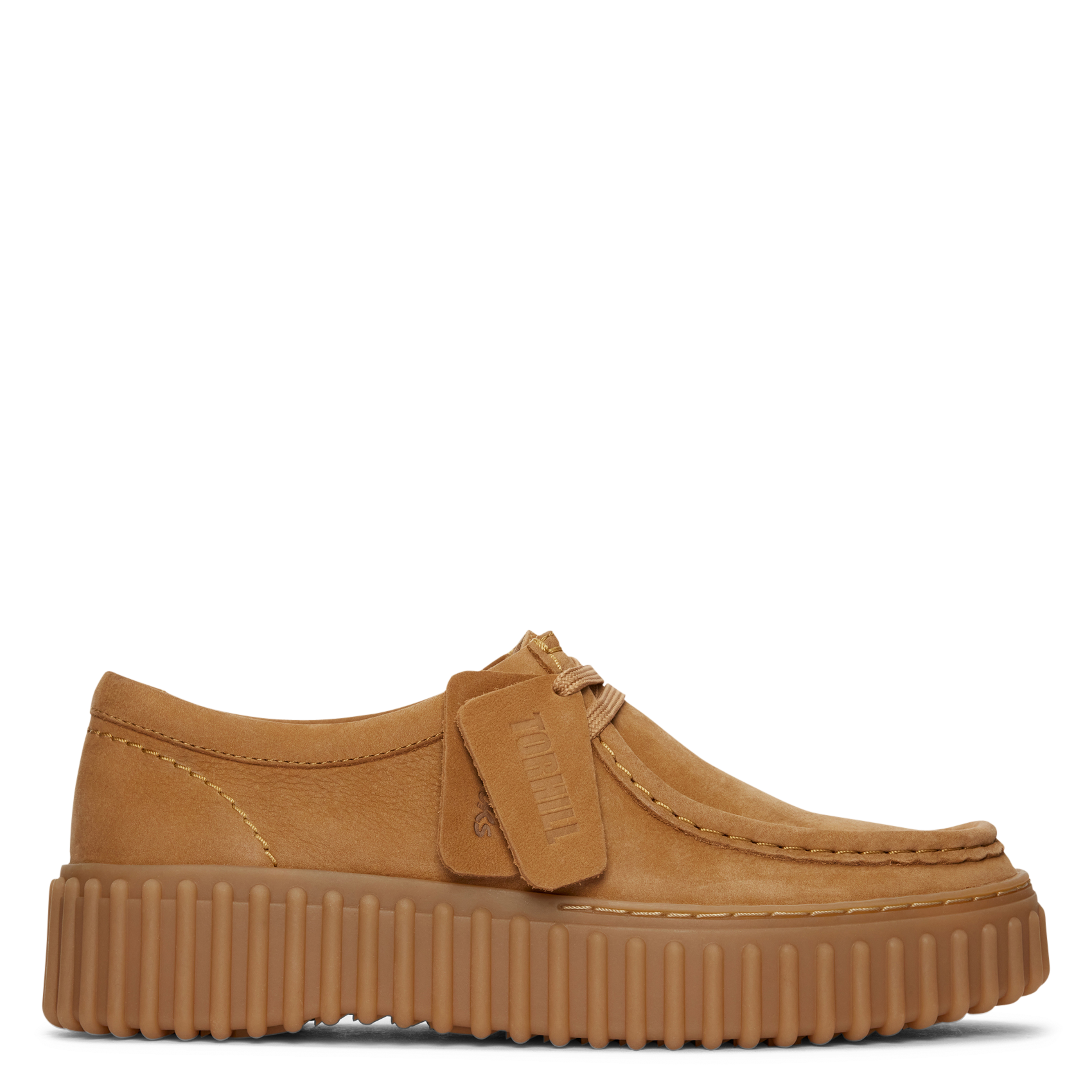 Ascot leather wedge Derby shoes CLARKS Beige