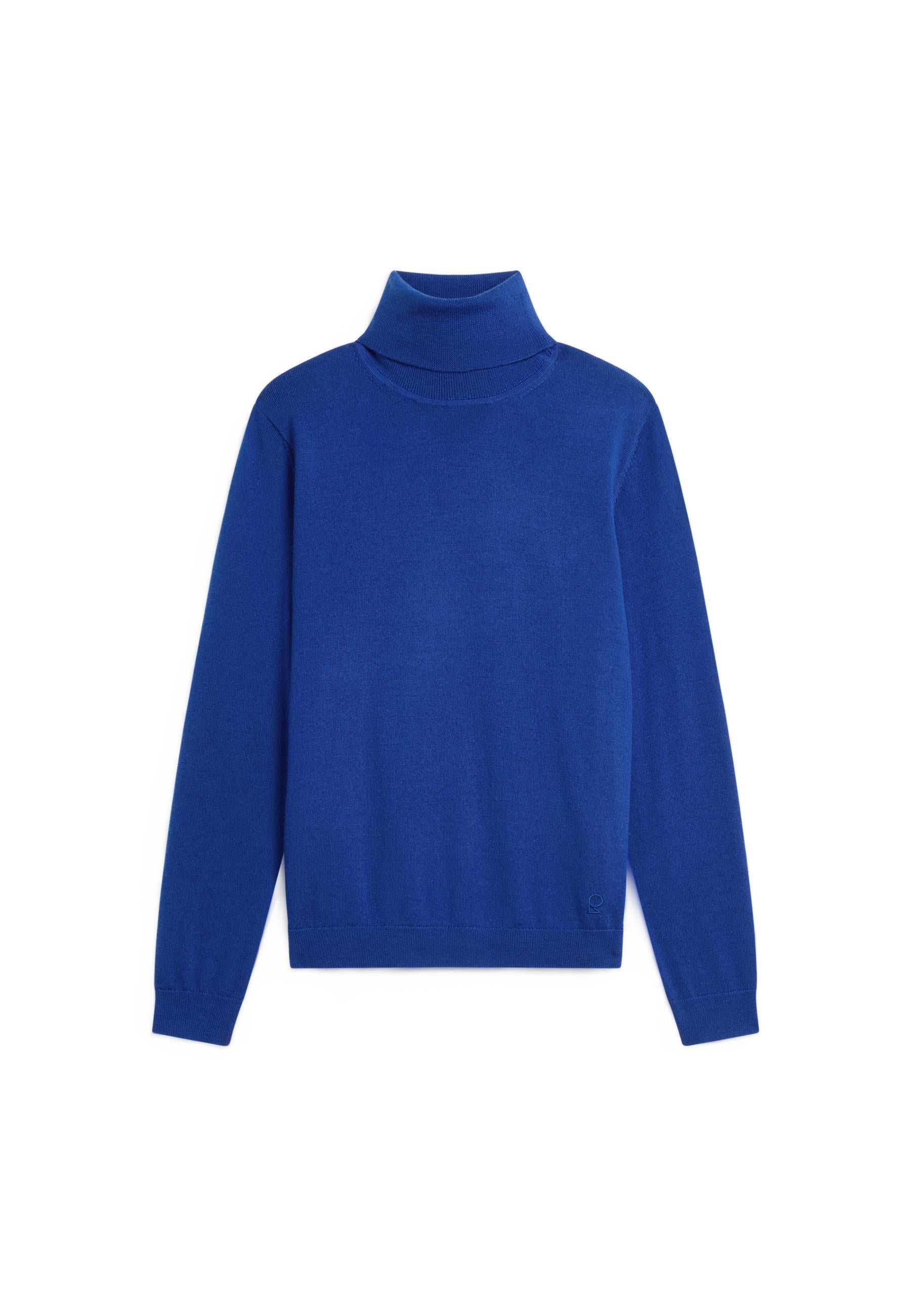 Merino wool roll-neck sweater RODIER Blue