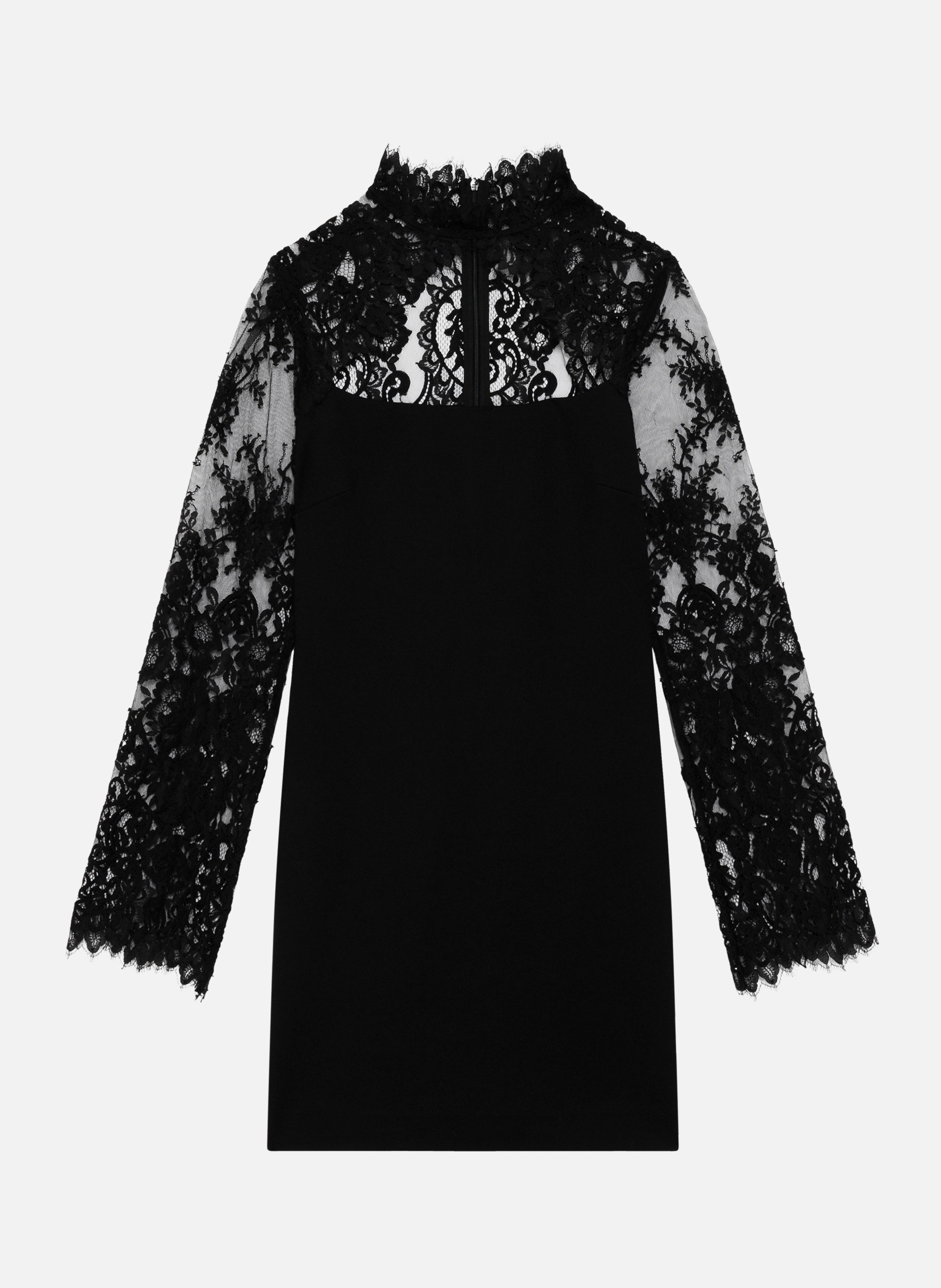 Dress with lace THE KOOPLES Black