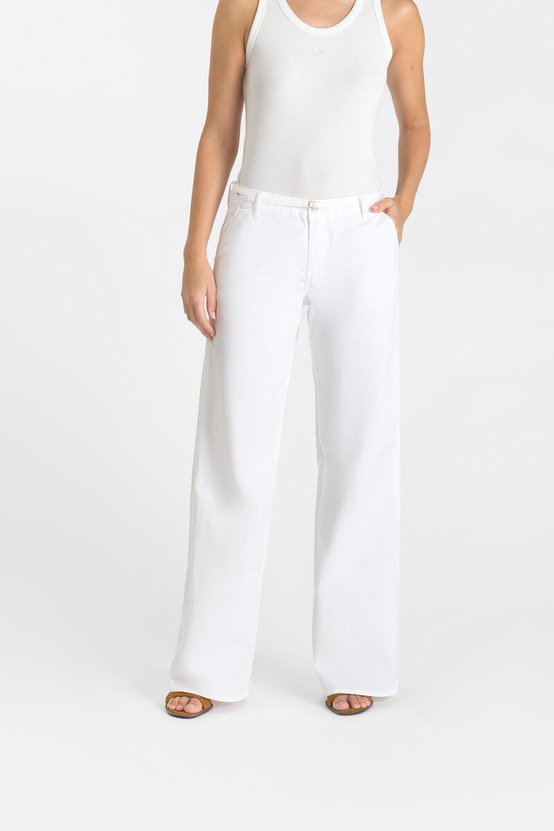 Flared pants LE TEMPS DES CERISES Blue