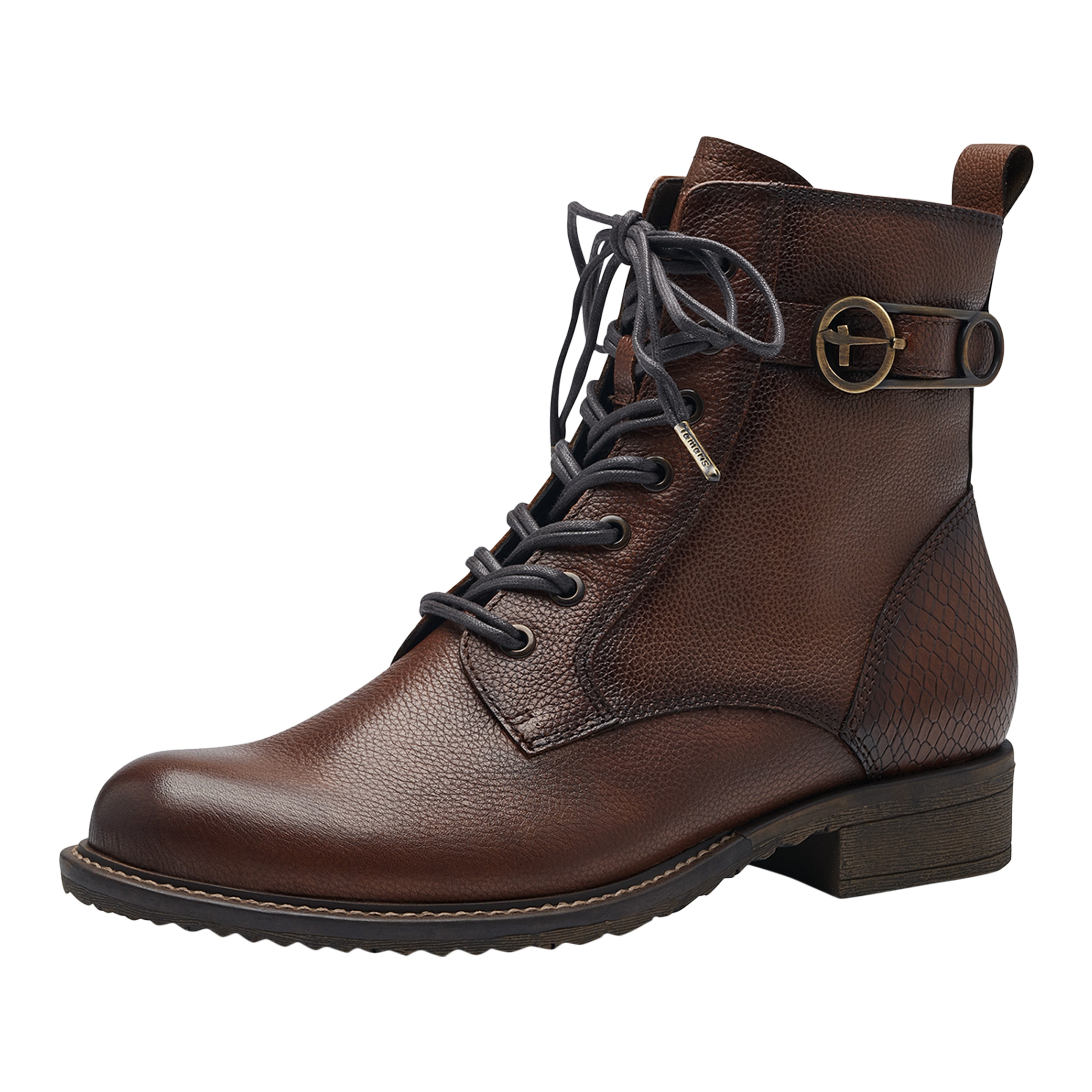 Bottine cuir TAMARIS Brown