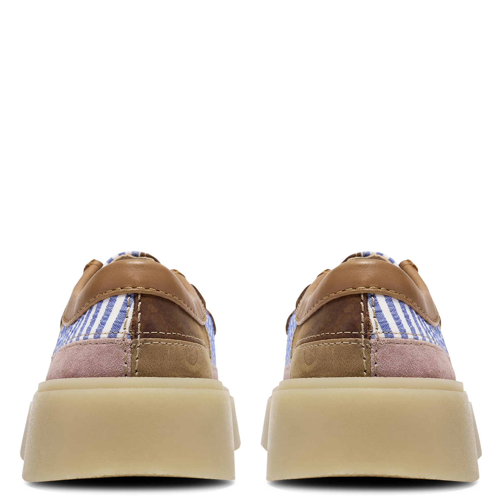 Mixed-media leather loafers CLARKS Multicolored