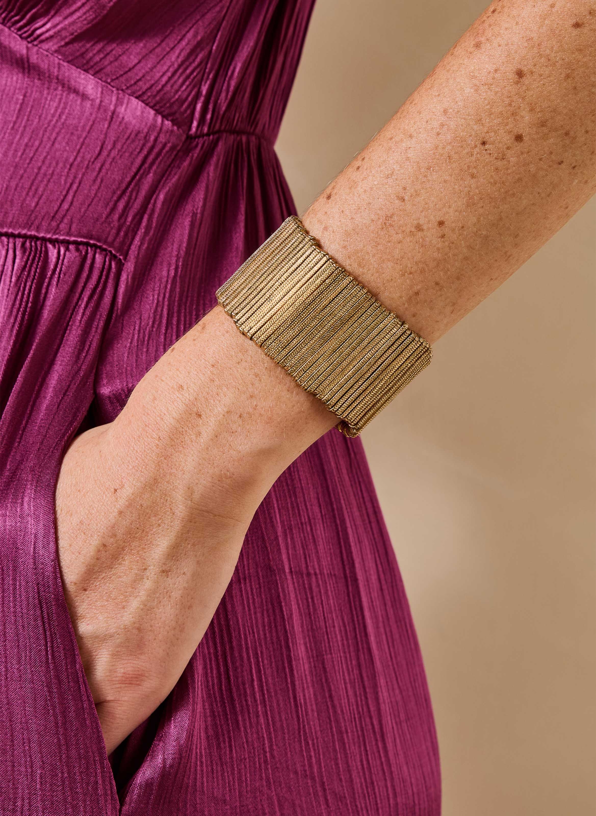 Bracelet LA FEE MARABOUTEE Doré