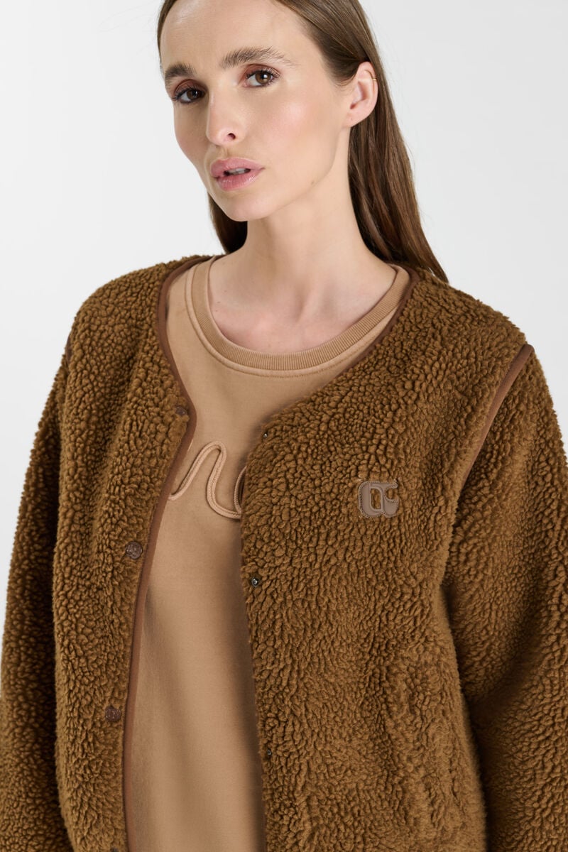 Poem jacket LE TEMPS DES CERISES Brown
