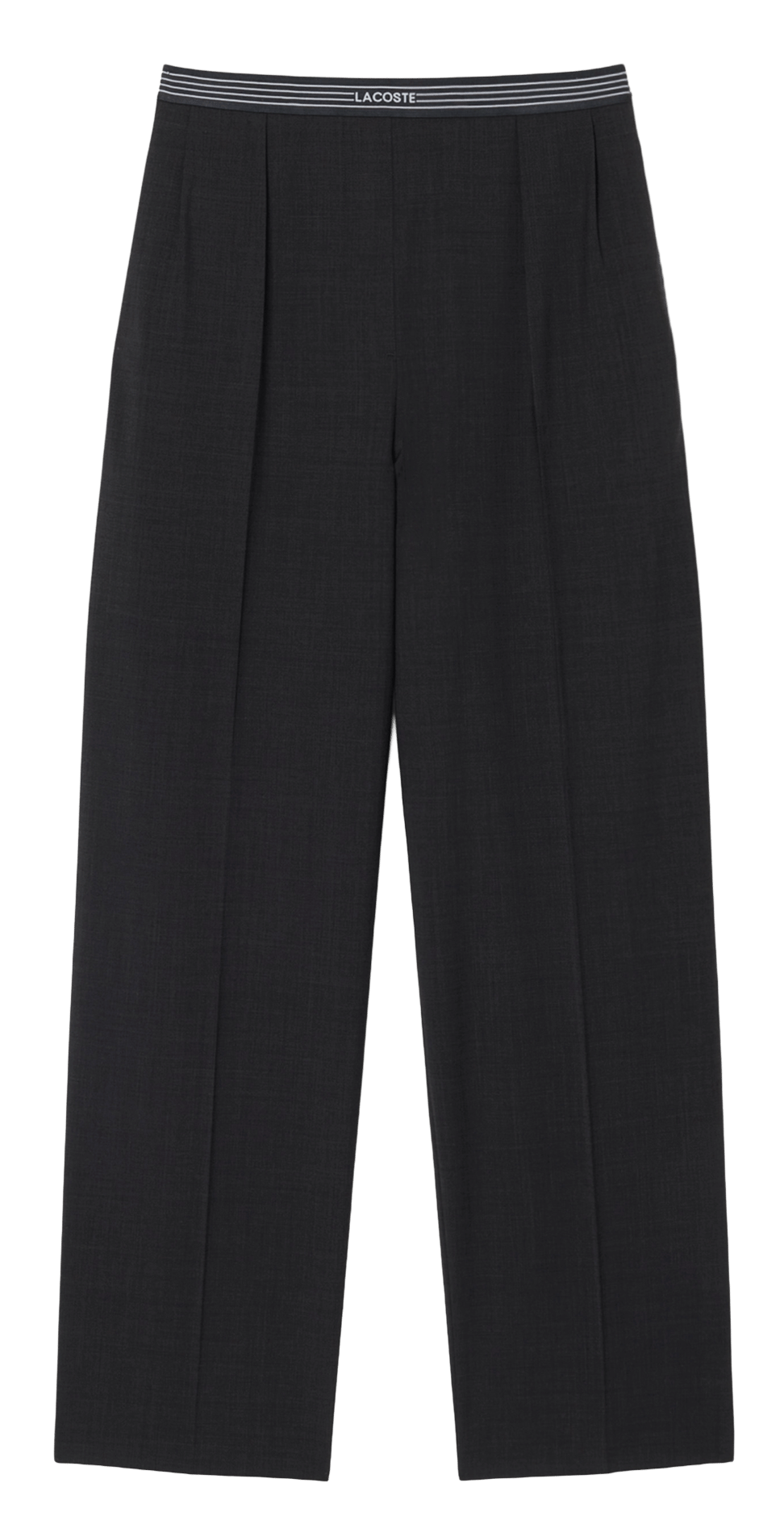 Pantalon droit à plis  LACOSTE Marron