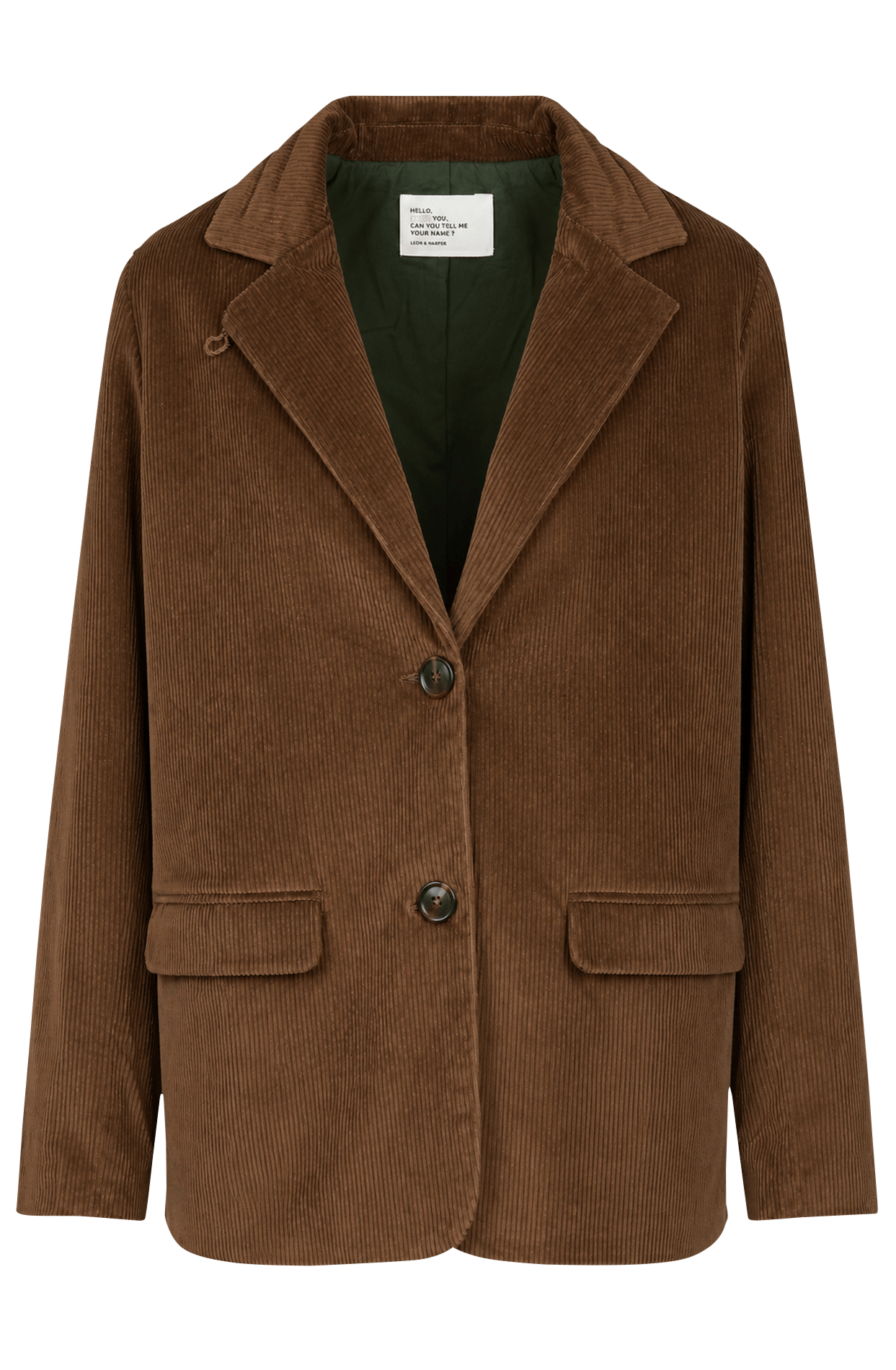 Tailored cotton-blend jacket LEON & HARPER
