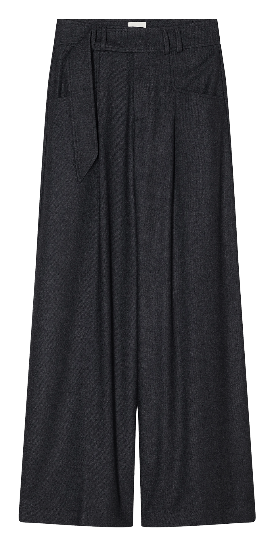 Pantalon large à ceinture CLOSED Noir