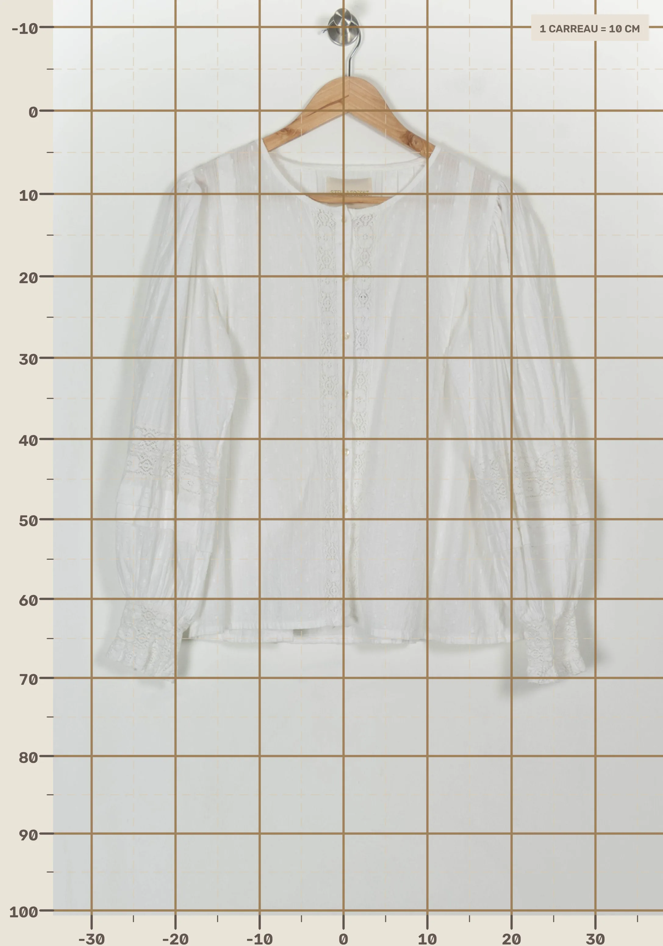 Blouse STELLA FOREST - SECONDE MAIN White