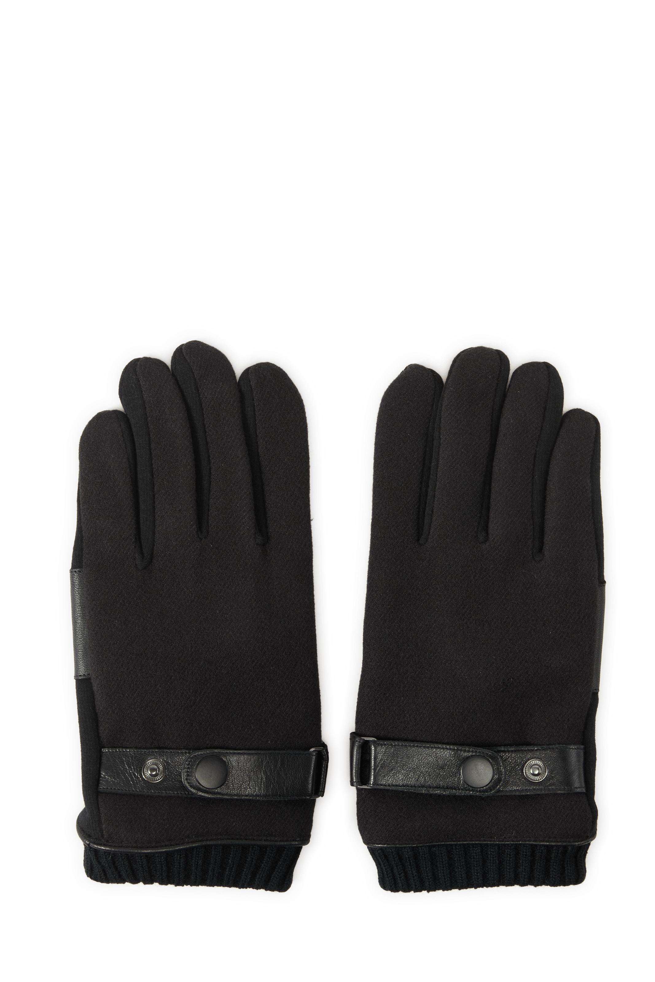 Gants bi-matières SAISON 1865 Noir
