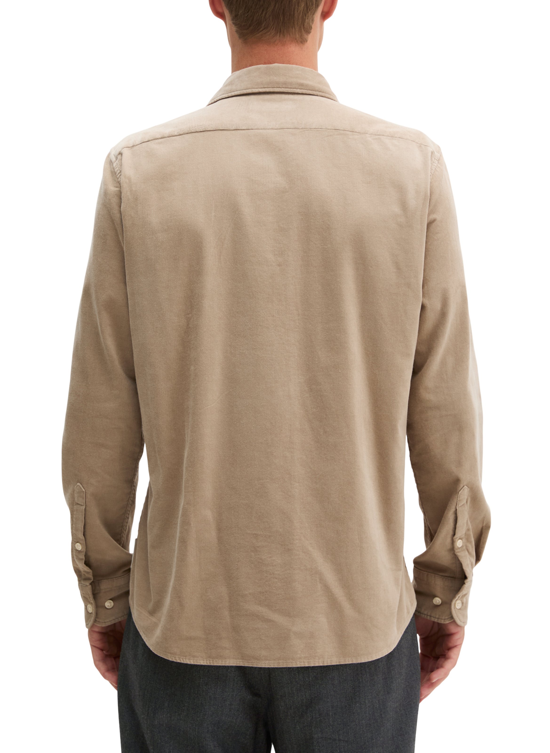 Katoenen blouse met klassieke kraag MARC O'POLO Beige