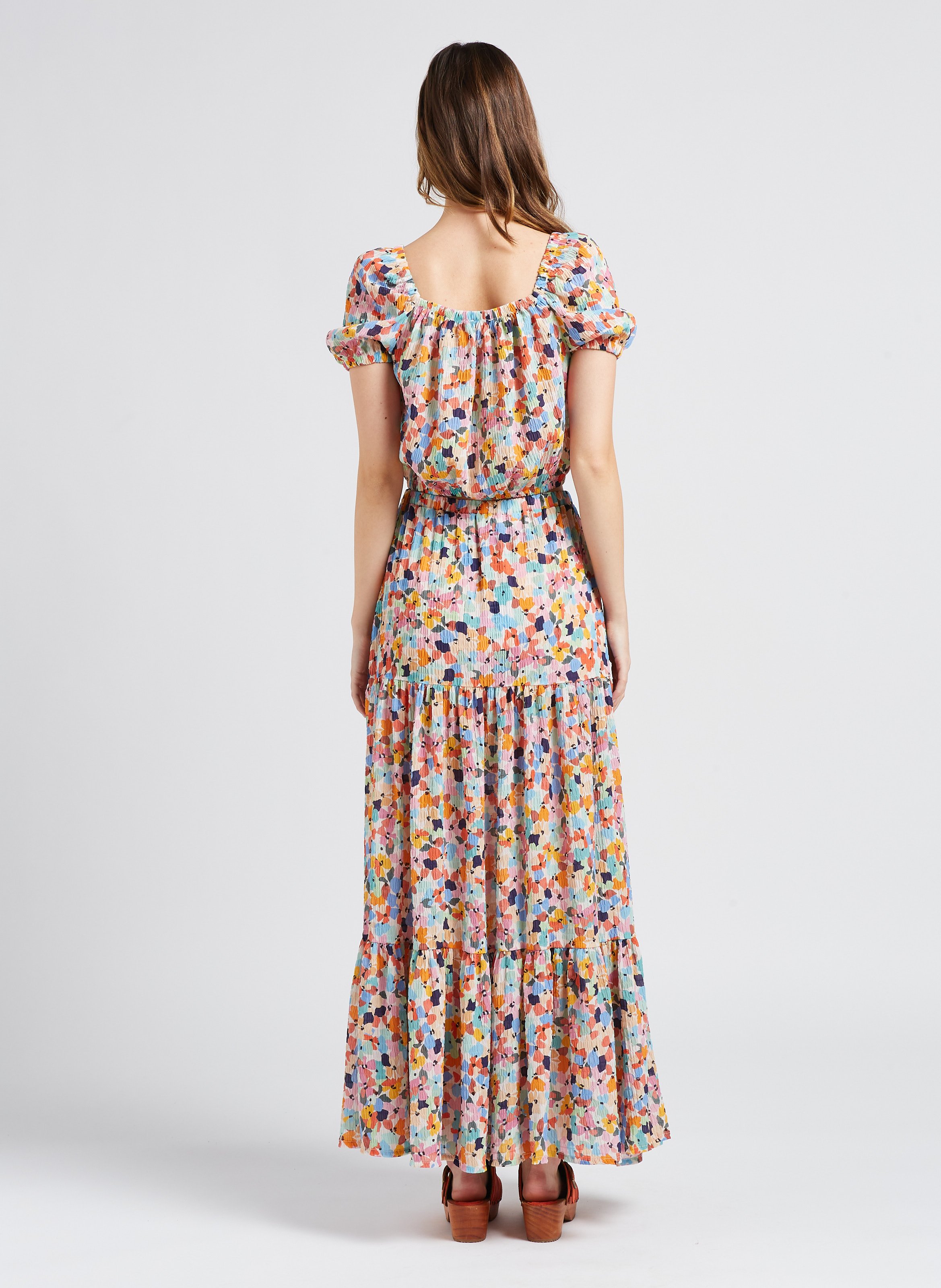 Jupe longue imprimée INDEE Multicolore