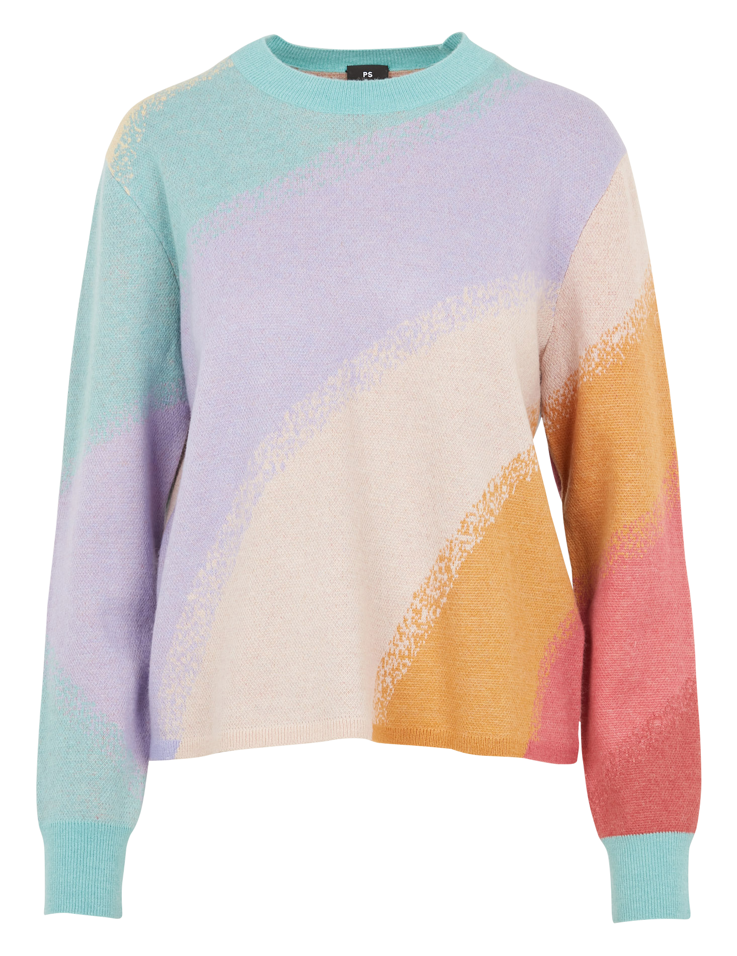 Pull col rond en jacquard PAUL SMITH Multicolore