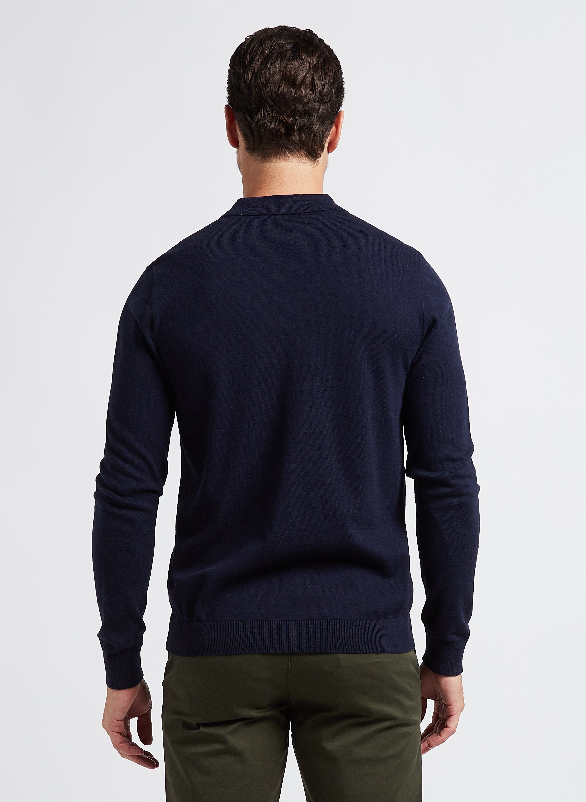 Mens shoulder button on sale sweater