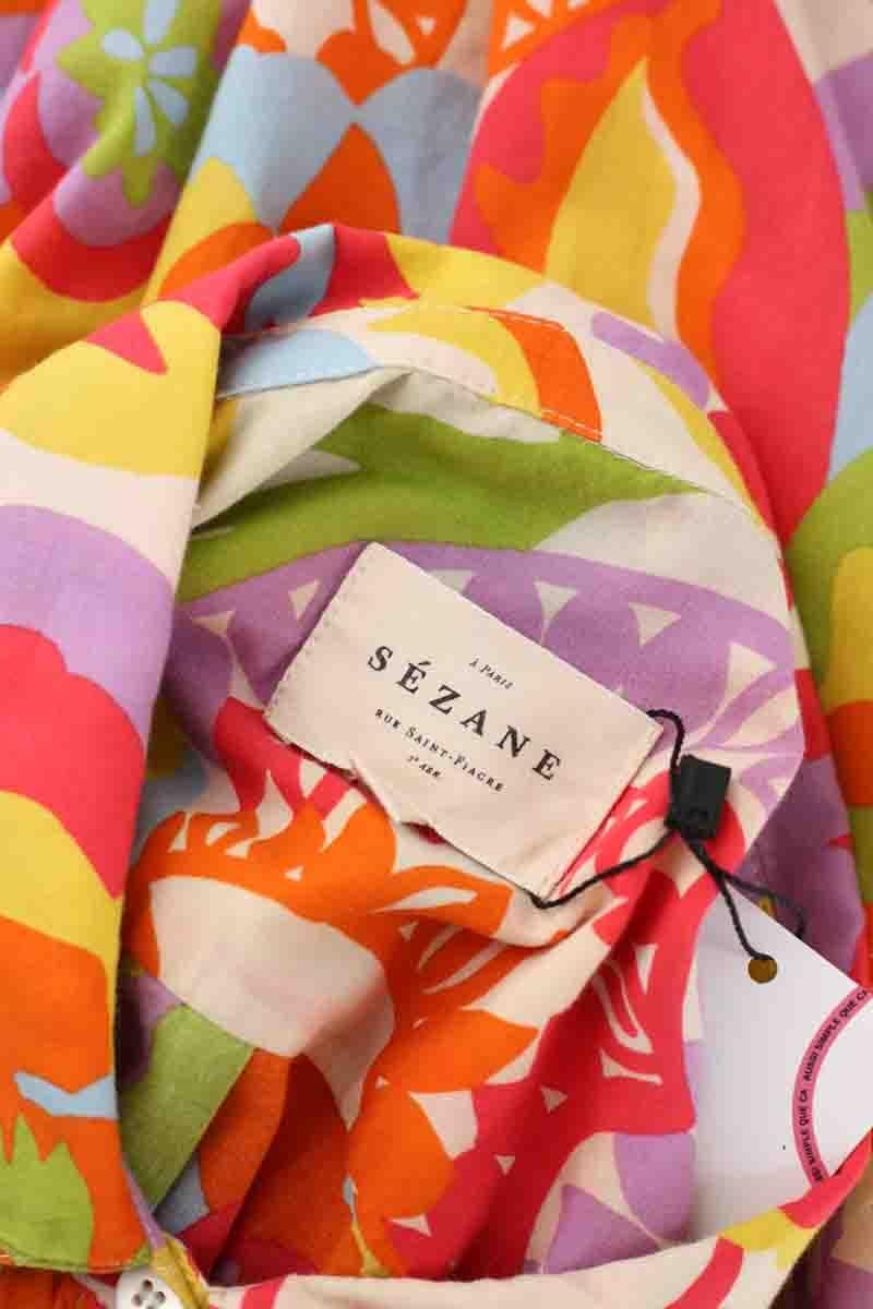 Cotton shirt SEZANE - Seconde main Multicolored