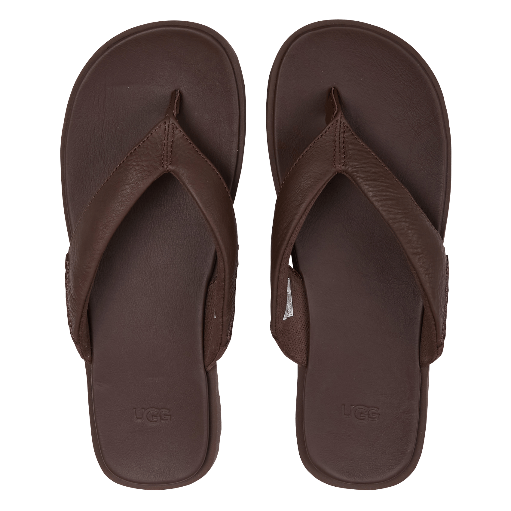 Leather flip-flops UGG Brown
